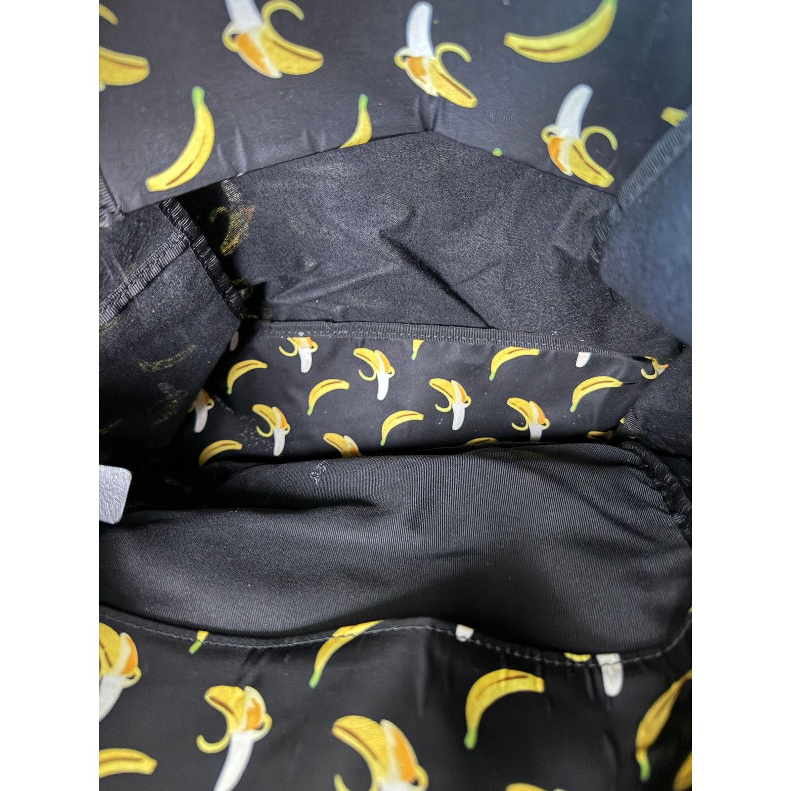 Giuseppe Zanotti Giuseppe Zanotti Banana Print Nylon Backpack Designer Luxury Size ONE SIZE - 15 Thumbnail
