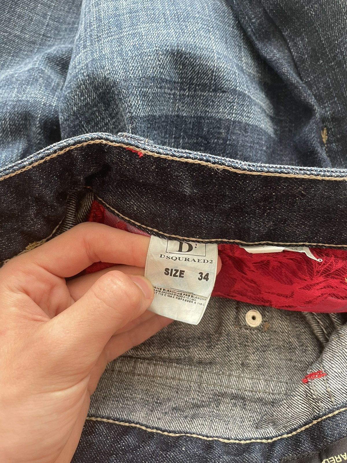 Dsquared2 × Vintage DSquared2 jeans 34 Size US 34 / EU 50 - 6 Thumbnail