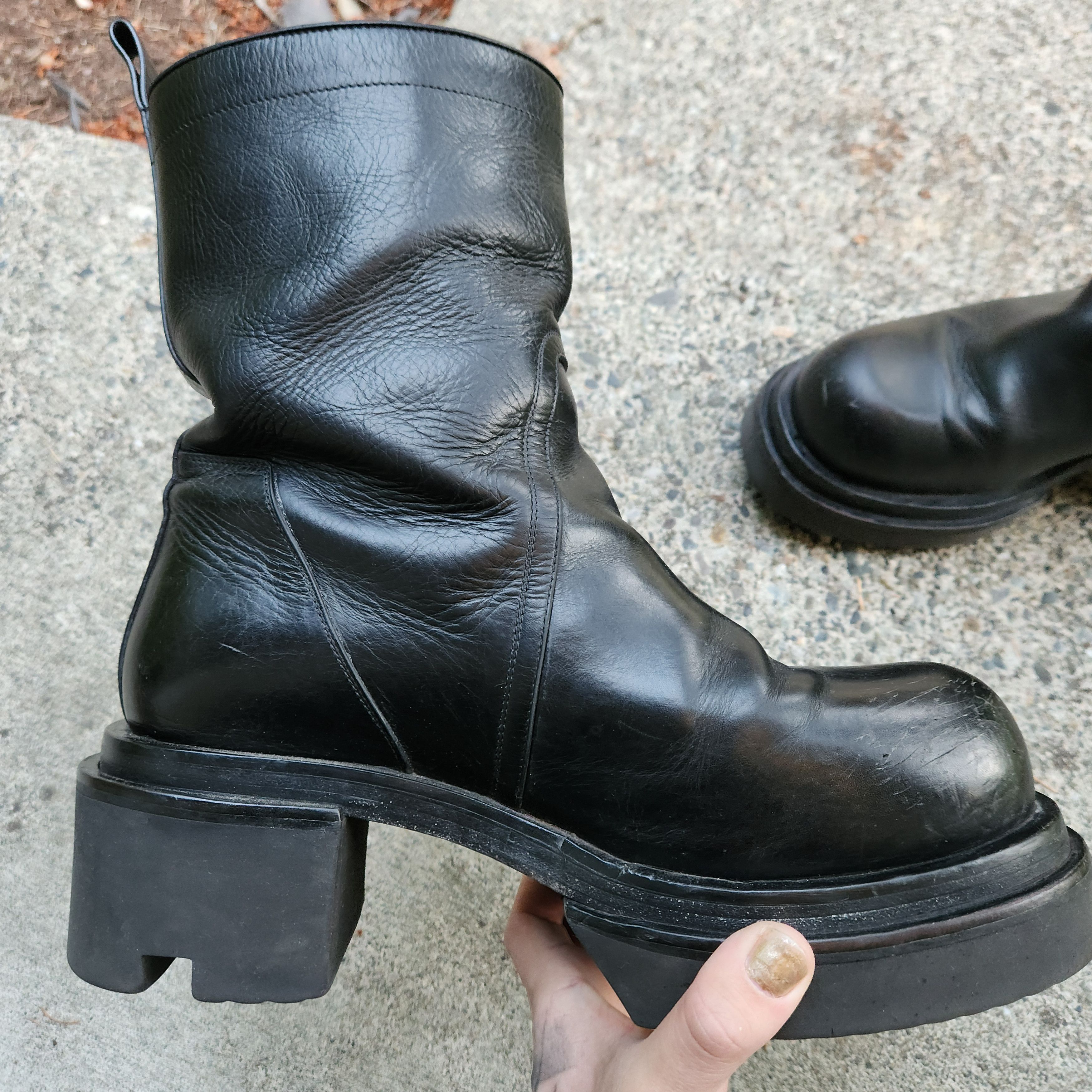 Rick Owens Rick Owens Bogun Boots SS22 Fogachine Size US 11 / EU 44 - 13 Thumbnail