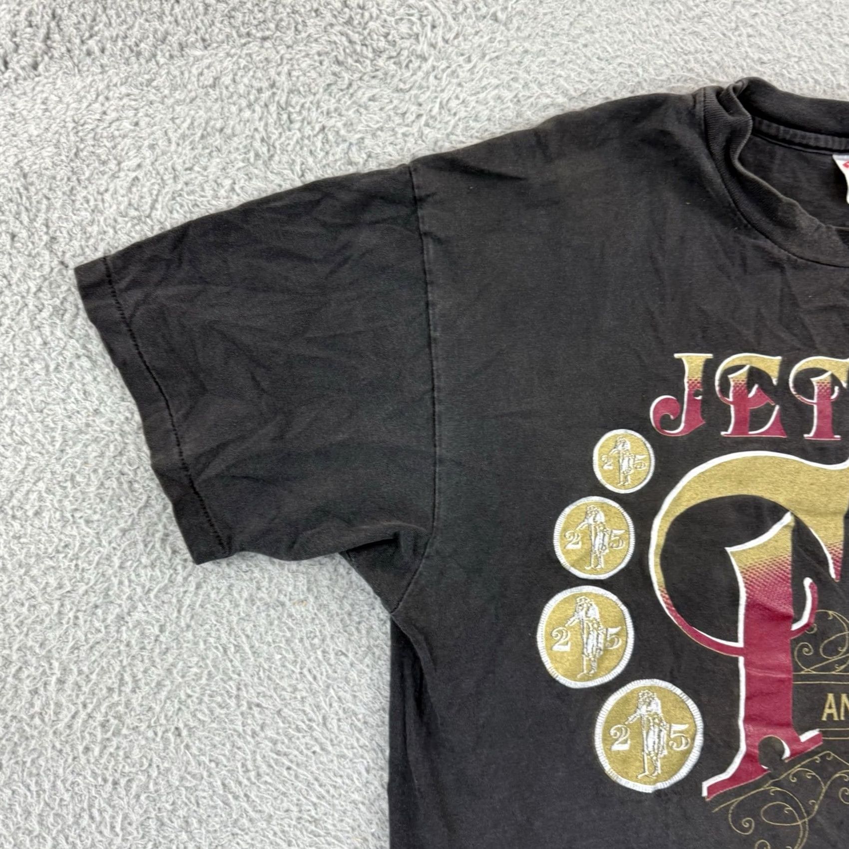 Hanes VINTAGE Jethro Tull T-Shirt Men’s XL Black Band Tour Short Sleeve 90s Grunge USA Size US XL / EU 56 / 4 - 4 Thumbnail