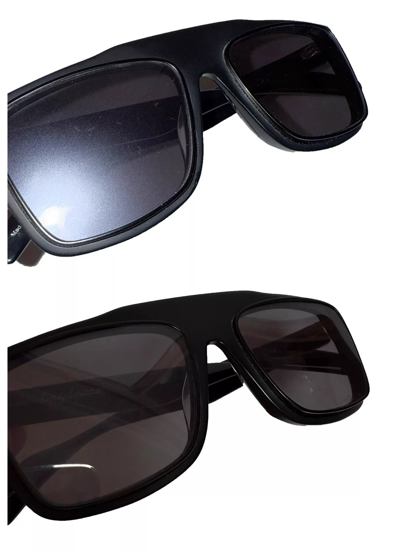 Yohji Yamamoto Yohji Yamamoto Unisex Sunglasses YY7022 Black 002 Used Size ONE SIZE - 4 Thumbnail
