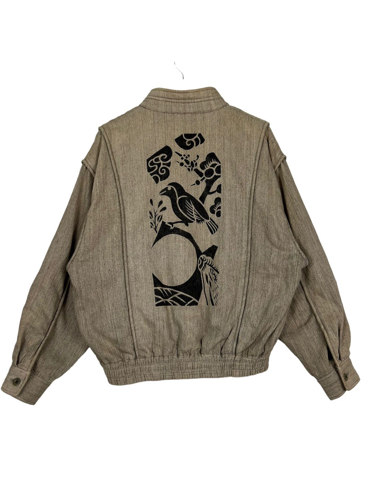 Issey Miyake 🔥 VINTAGE 80s INTERMEZZO BOMBER JACKET Size US M / EU 48-50 / 2 - 9 Thumbnail