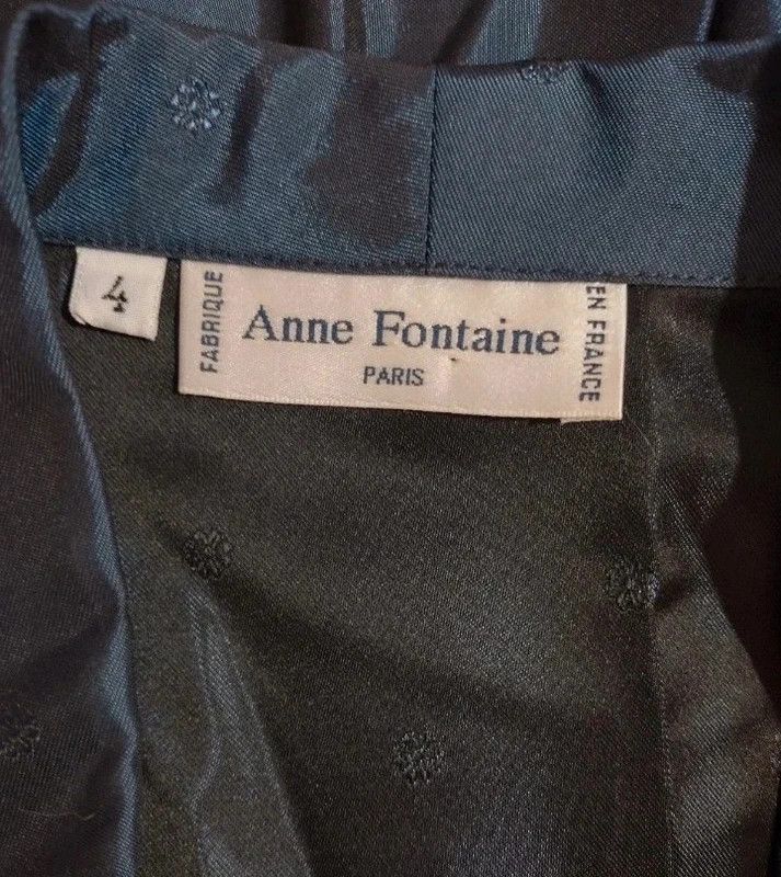 ANNE FONTAINE Anne Fontaine Paris Embroidered Satin Blazer Made in France Size M / US 6-8 / IT 42-44 - 5 Thumbnail