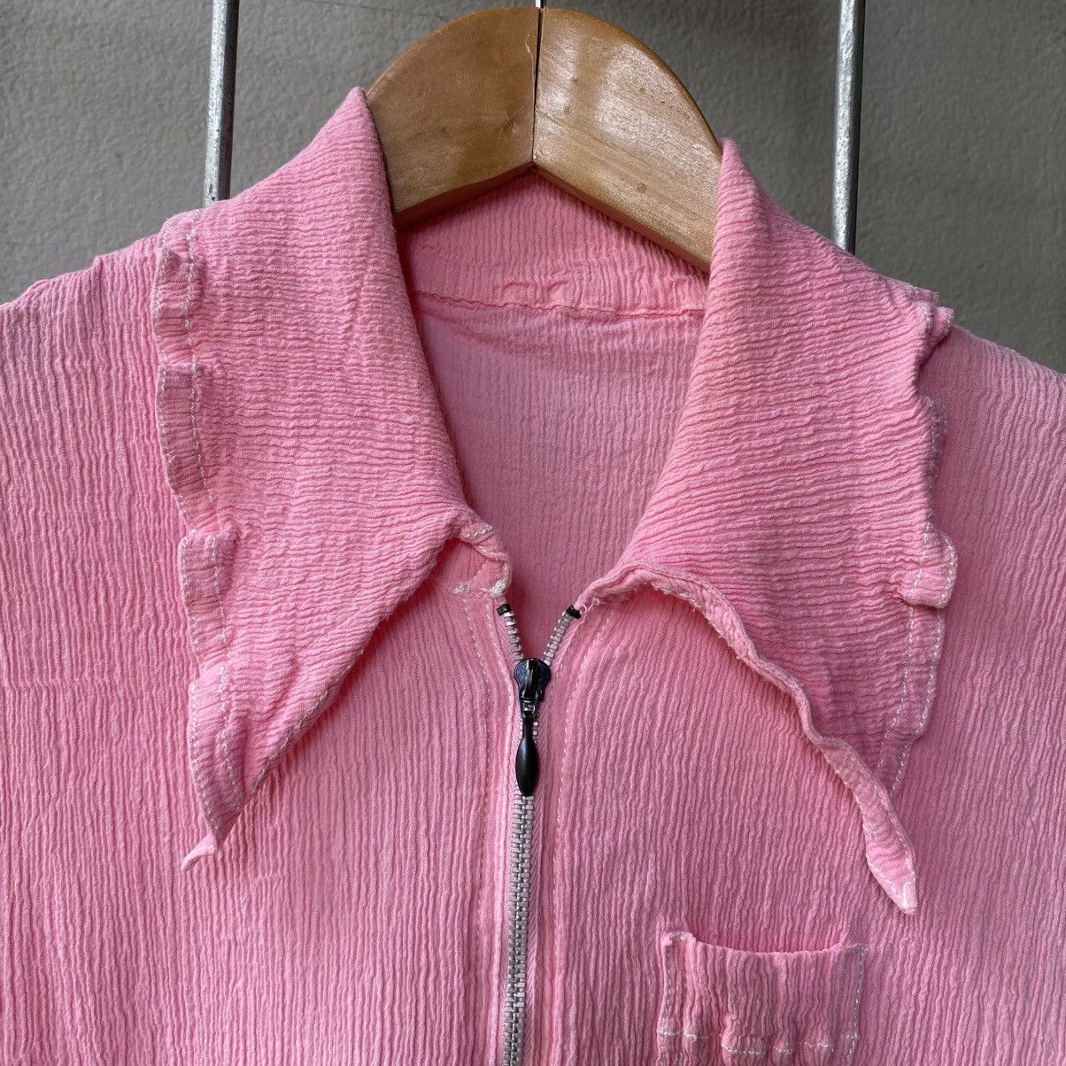 Tsumori Chisato Tsumori Chisato Pink Pleated Zip Sleeveless Shirt Size S / US 4 / IT 40 - 5 Thumbnail