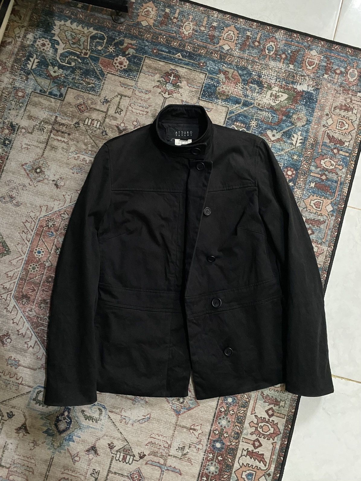 ATSURO TAYAMA Atsuro Tayama "SAMPLE" blck blazer Size S / US 4 / IT 40 - 1 Thumbnail