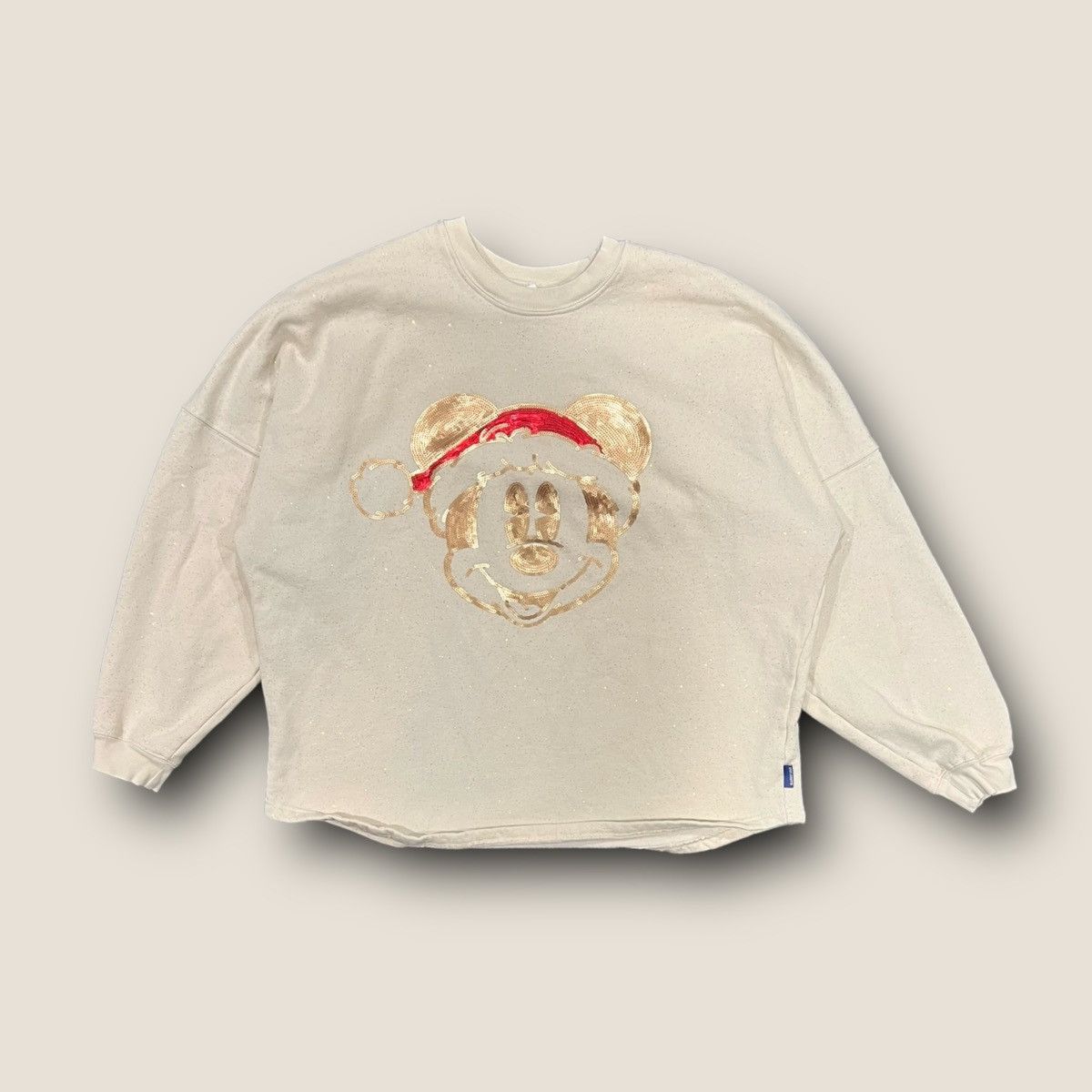 Disney Walt Disney Mickey Mouse Sequins Christmas Spirit Jerey Size XL / US 12-14 / IT 48-50 - 1 Thumbnail