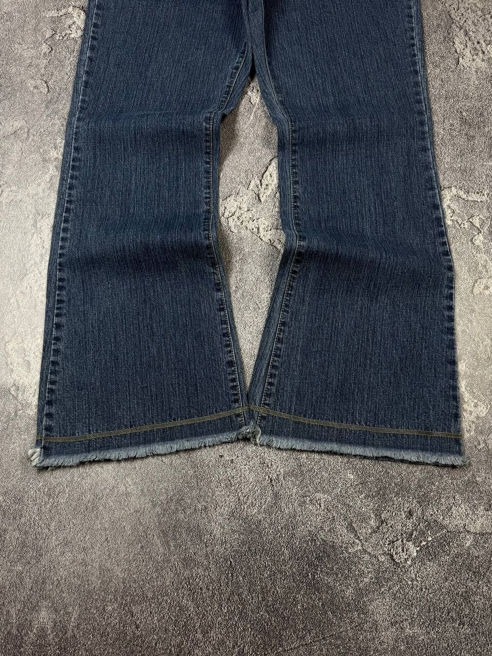 If Six Was Nine Y2K LGB Flared Bootcut Blue Denim 2000s Streetwear Size US 32 / EU 48 - 9 Thumbnail