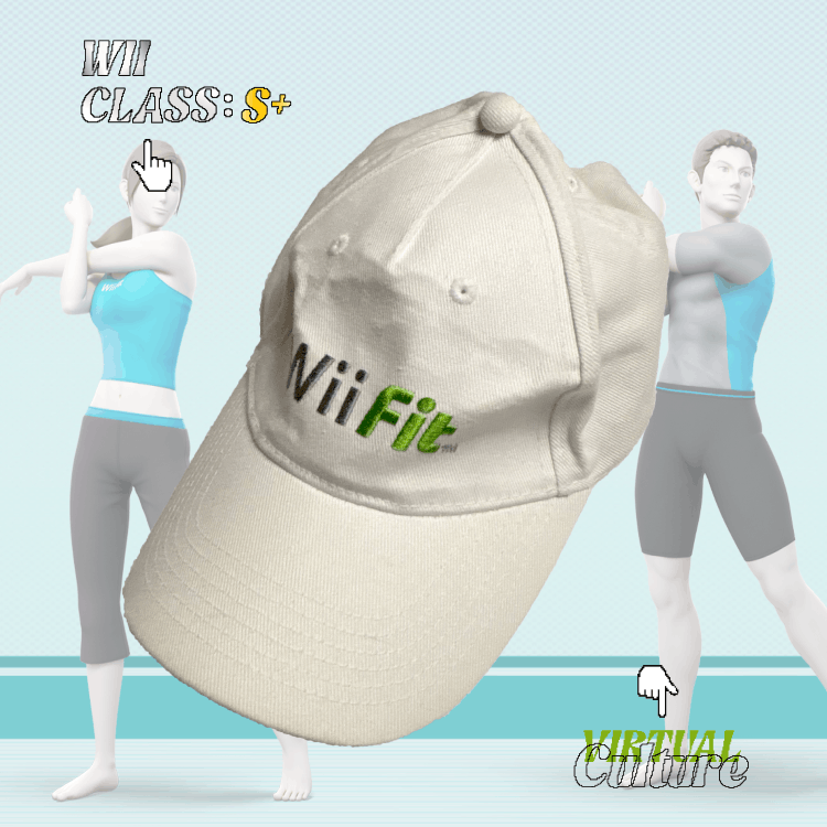 Vintage Vintage Wii Fit Hat Size ONE SIZE - 1 Thumbnail