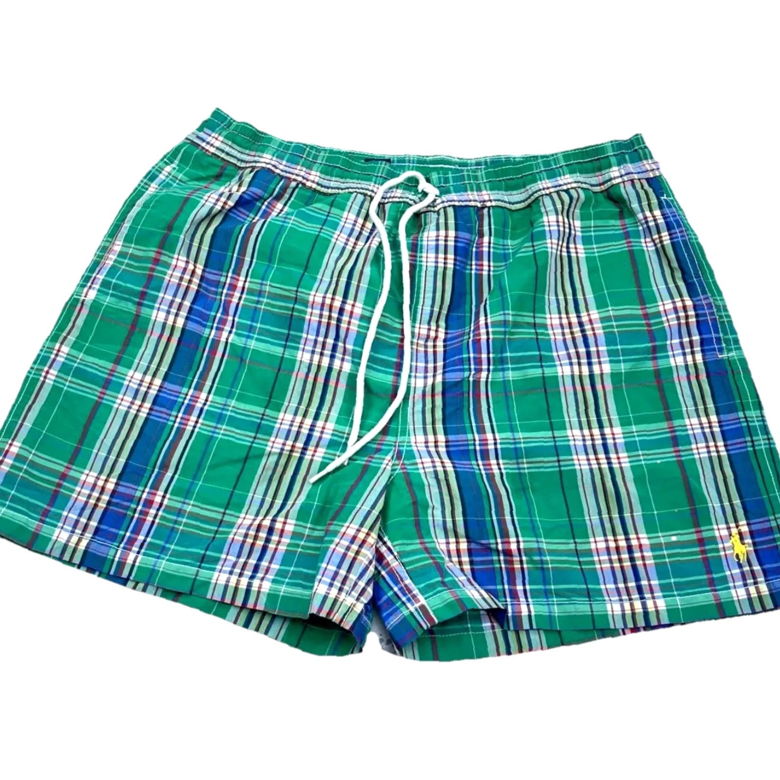 Polo Ralph Lauren VINTAGE Polo Ralph Lauren Swim Trunks Men L Green Polo Ralph Lauren Swim Trunks Men L Green 90s Tartan Size US L / EU 52-54 / 3 - 2 Thumbnail