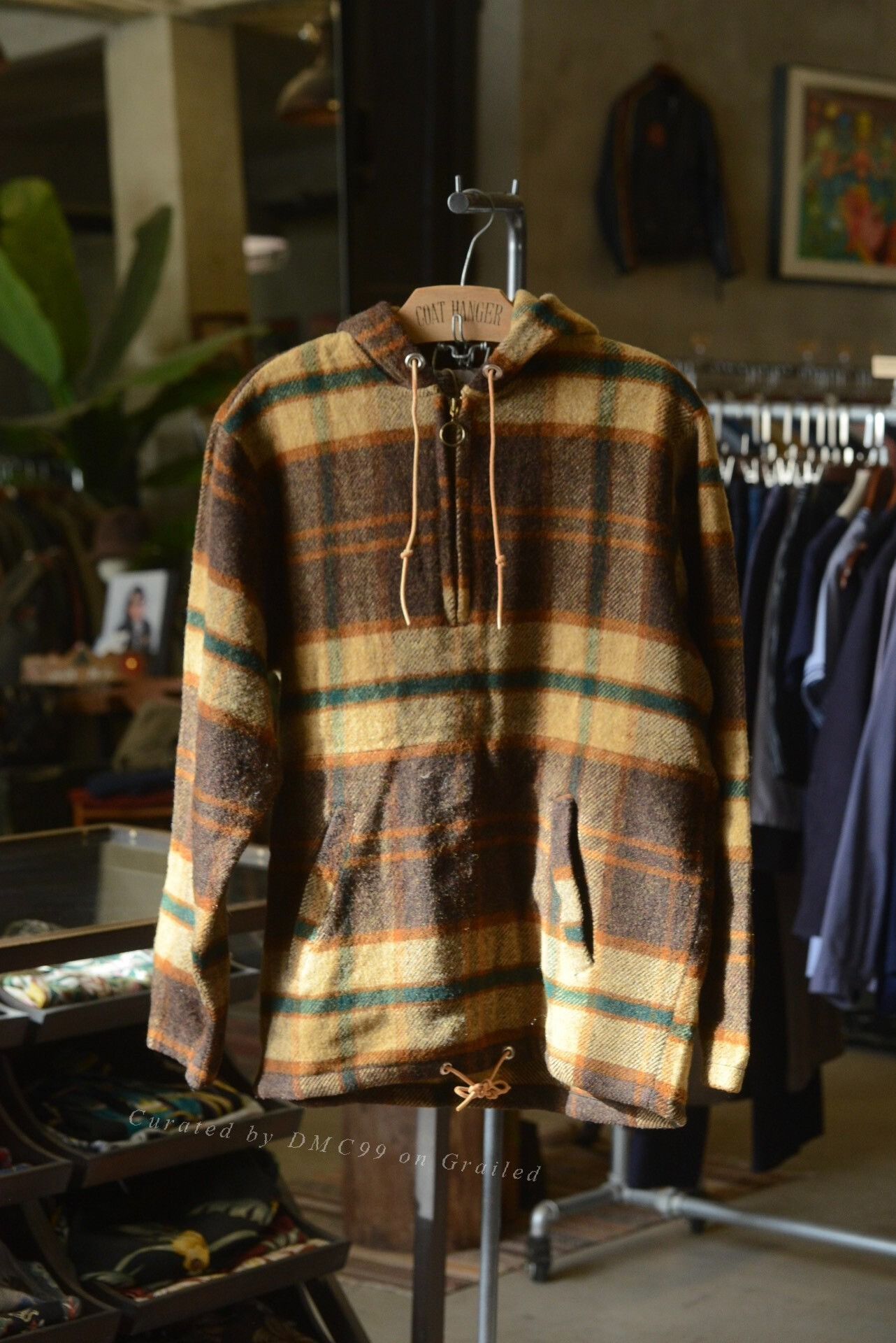 Woolrich Woolen Mills Woolrich 1970s Plaid Wool Hooded Sweater Size US M / EU 48-50 / 2 - 1 Thumbnail