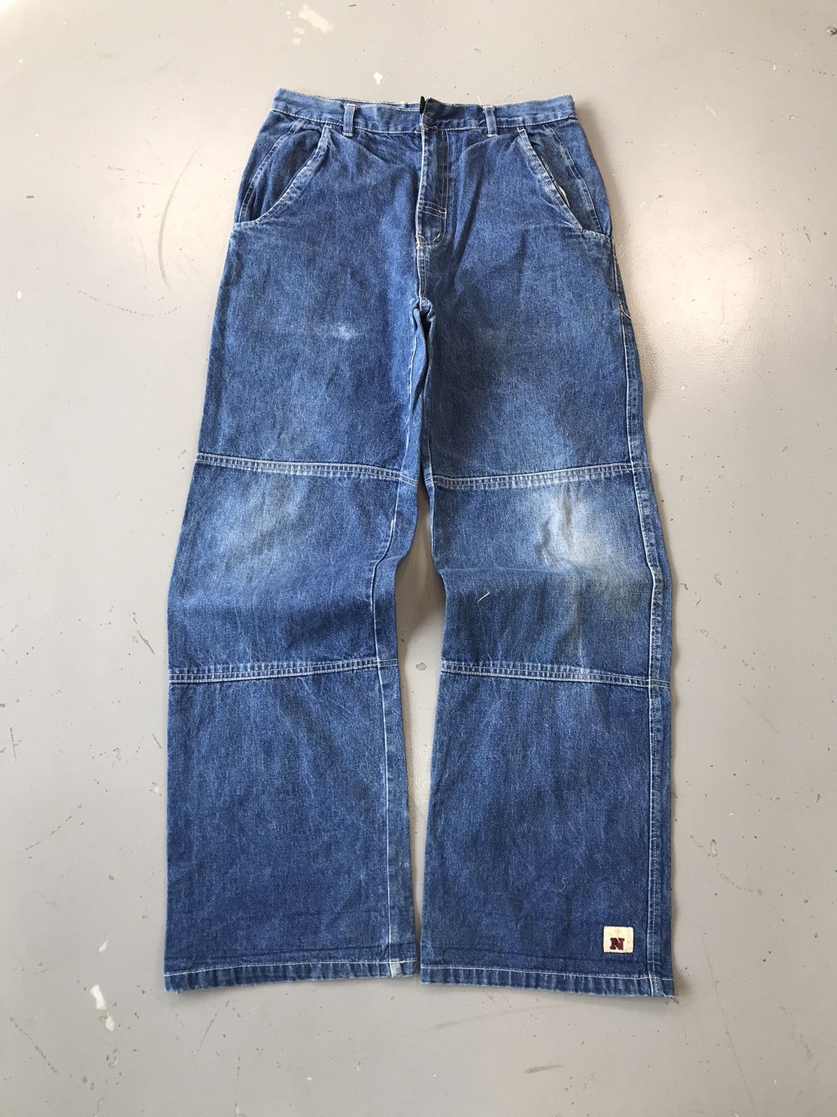 Vintage Vintage tissaia straight fit double knee denim Size US 28 / EU 44 - 2 Thumbnail