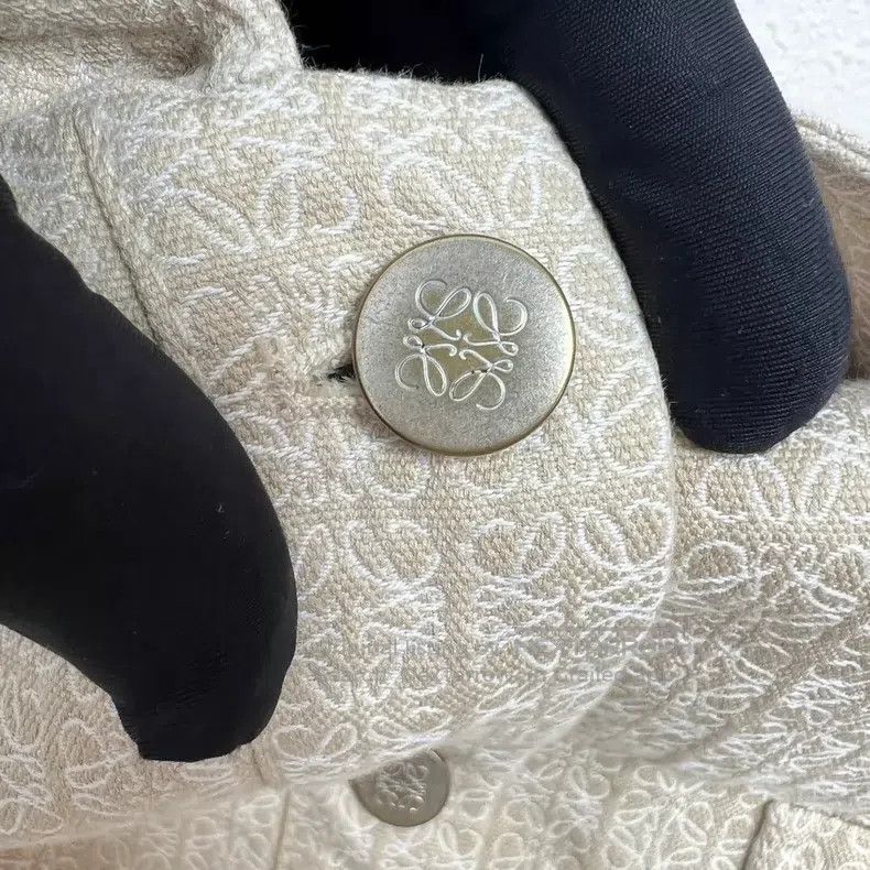 Loewe Loewe Monogrammed Full Print Logo Jacket Size XS / US 0-2 / IT 36-38 - 4 Thumbnail
