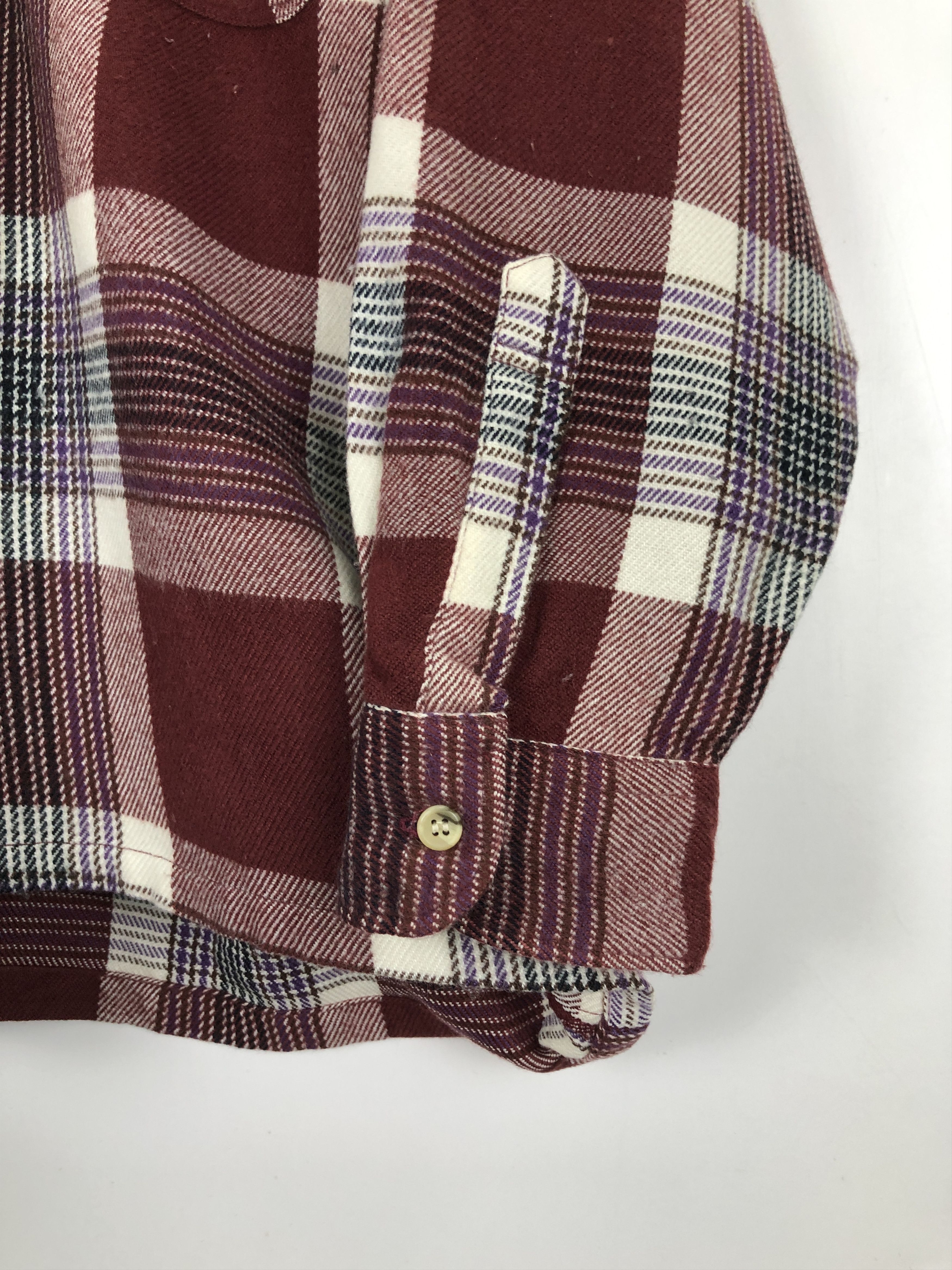 Japanese Brand Vintage 80s Japanese Brand Multi Pocket Button Up Flannel Size US L / EU 52-54 / 3 - 6 Thumbnail