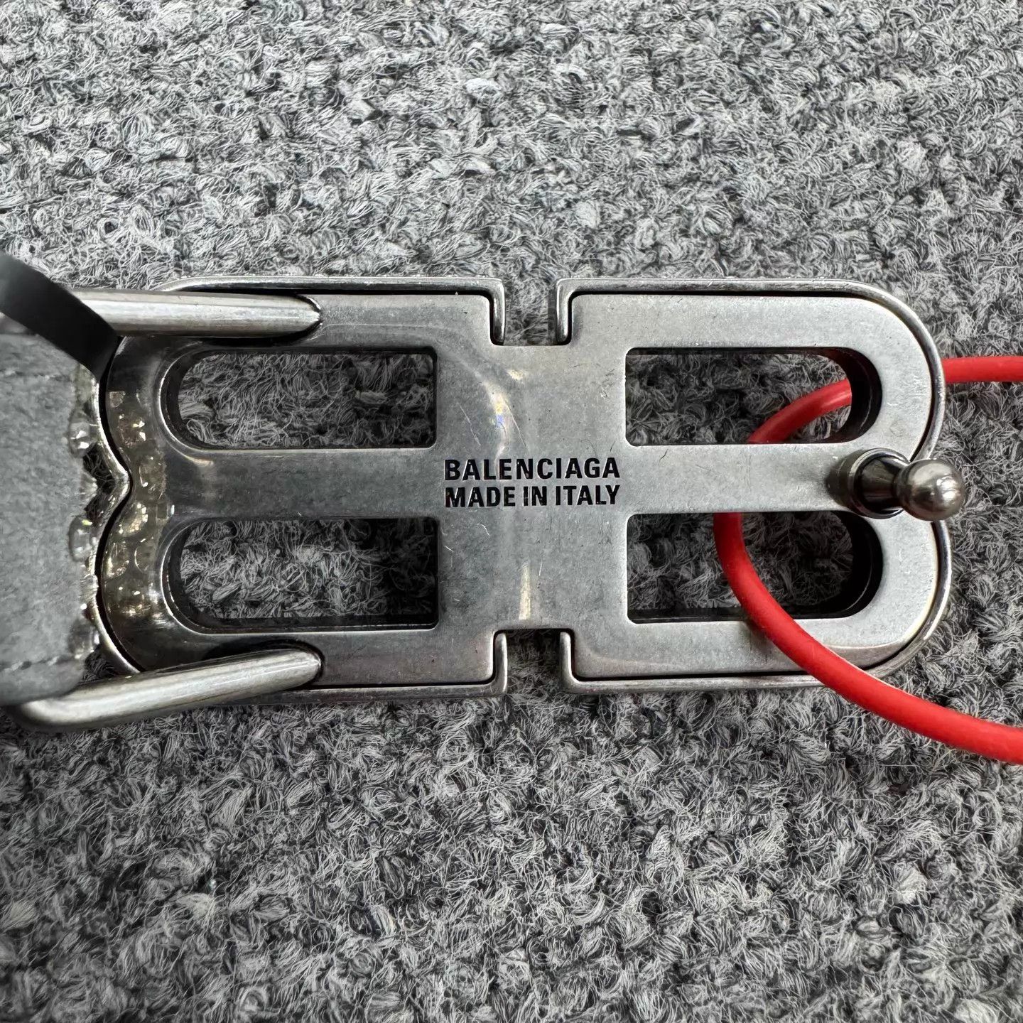 Balenciaga Balenciaga BB Hourglass Thin Full Diamond Belt 99 New Size ONE SIZE - 5 Thumbnail