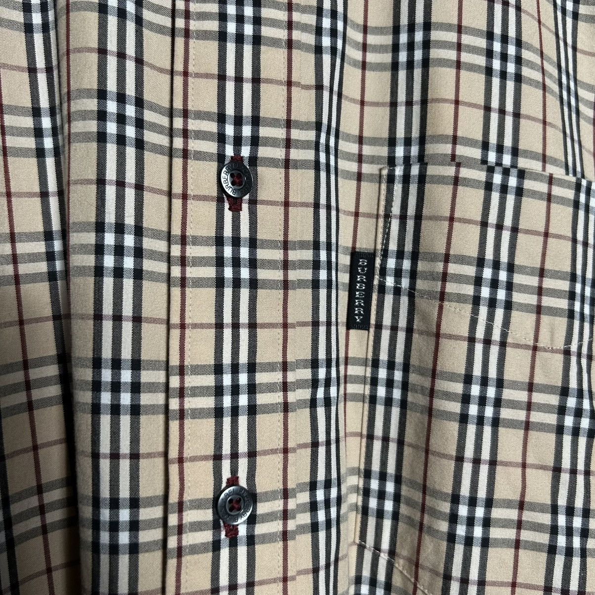 Burberry × Vintage Vintage Burberry Black Label Nova Check Shirt Size US M / EU 48-50 / 2 - 4 Thumbnail
