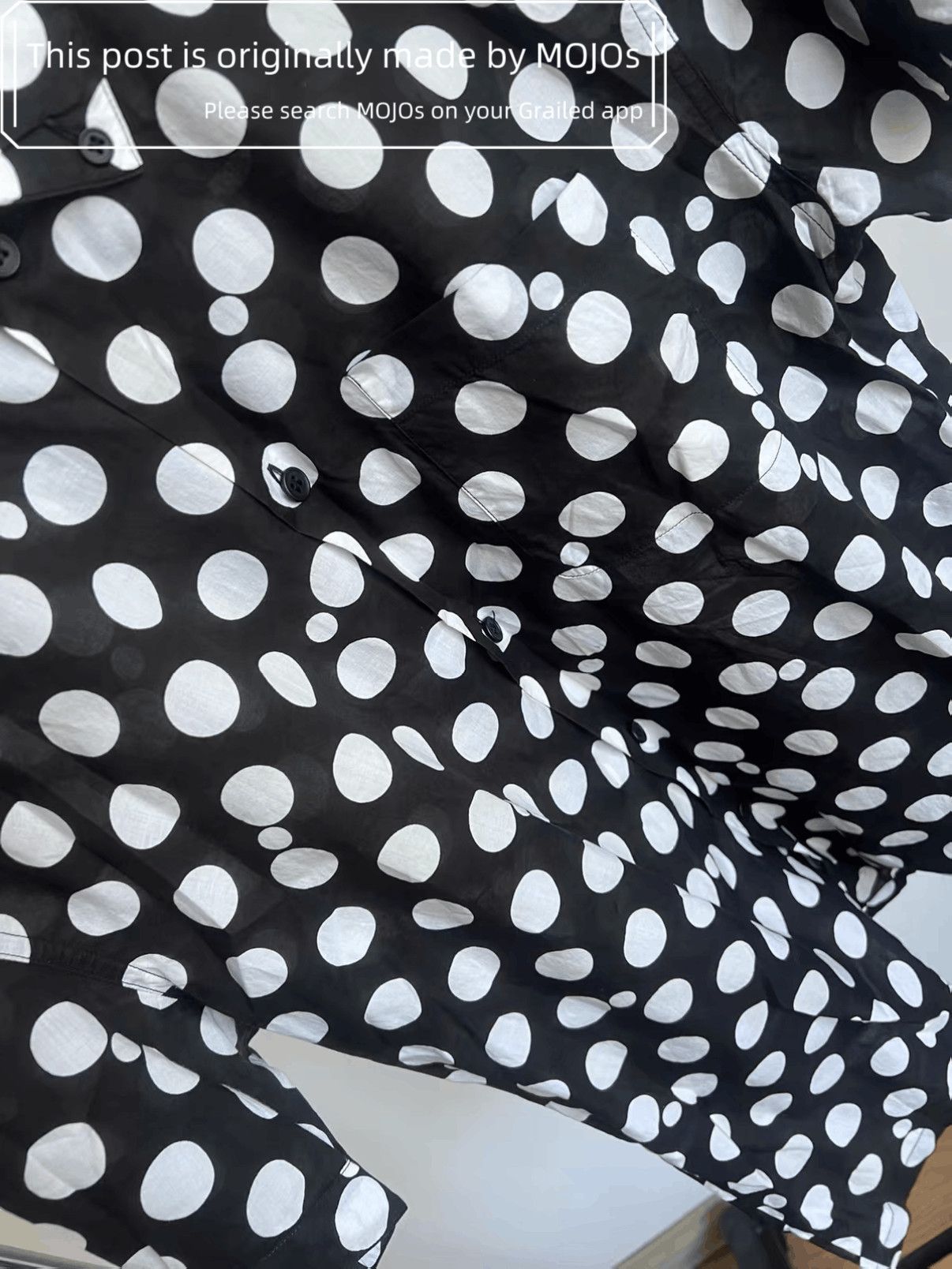 Saint Laurent Paris Sz 38 Saint Laurent Paris 13SS Poke Dots S/S Shirt mojos3715 Size US M / EU 48-50 / 2 - 5 Thumbnail
