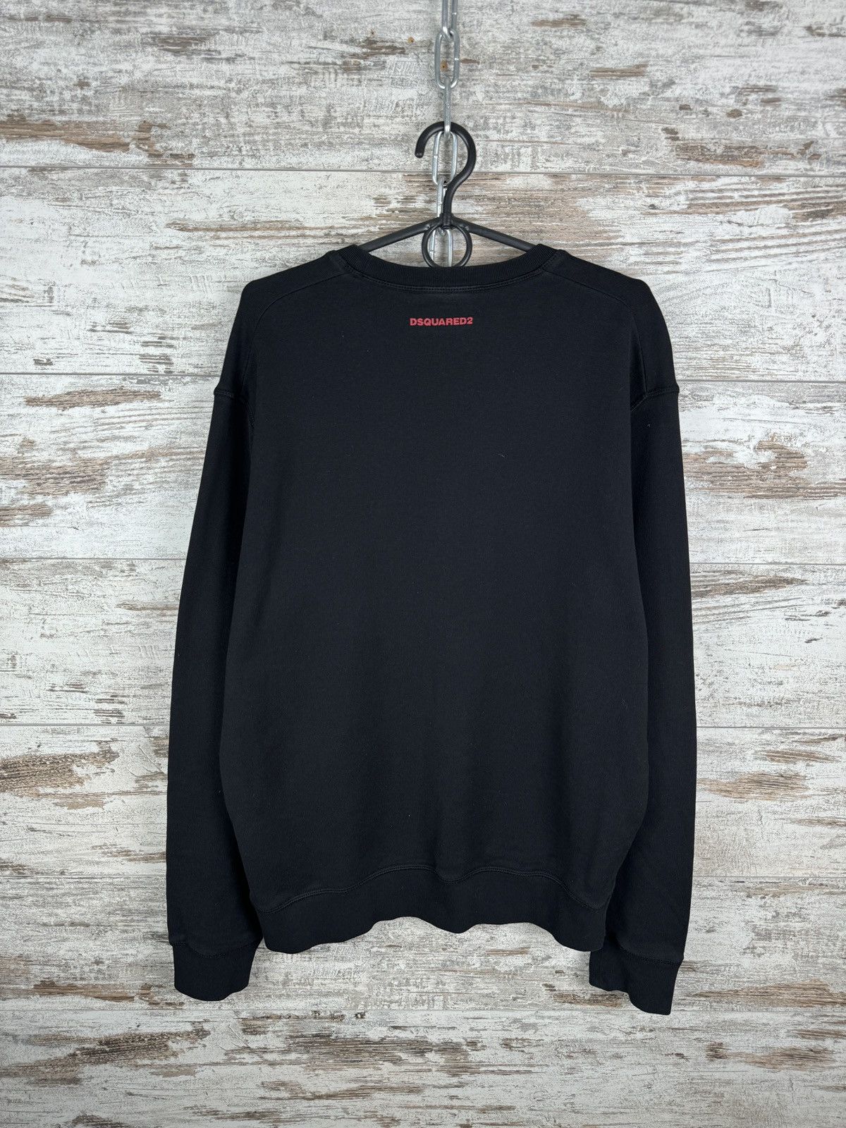 Dsquared2 Mens Dsquared2 sweatshirt camisola black sweater Size US L / EU 52-54 / 3 - 14 Thumbnail