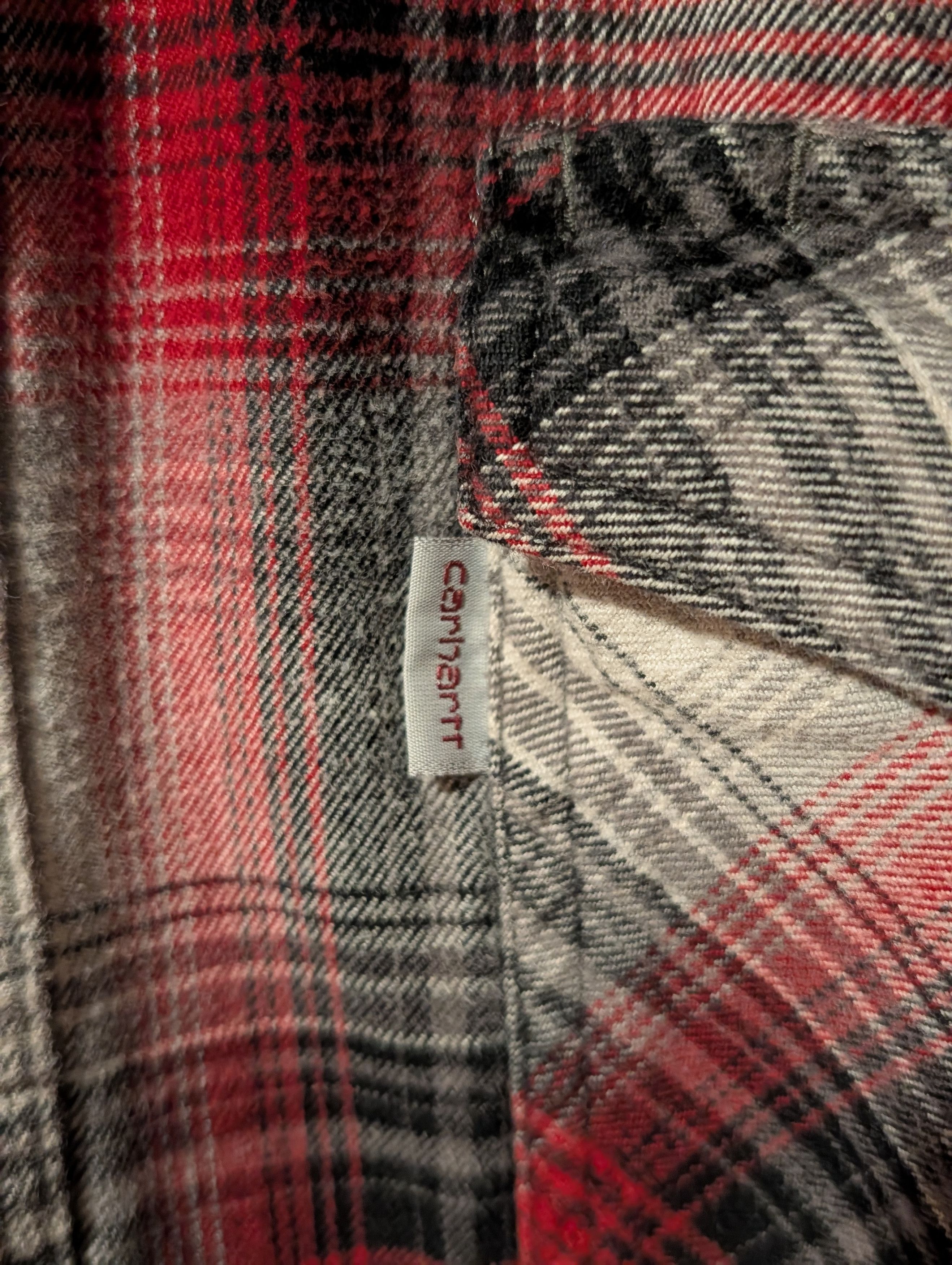 Carhartt Carhartt Rugged Flex Mens Relaxed Plaid Long Sleeve Flannel Size US XXL / EU 58 / 5 - 2 Thumbnail