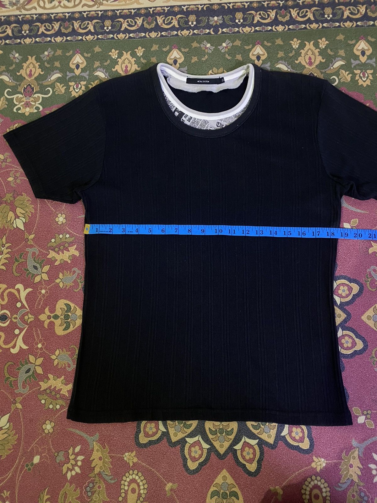 Japanese Brand Vintage Y2k Japanese Brand Metal system Double layer T-Shirt Size US S / EU 44-46 / 1 - 7 Thumbnail