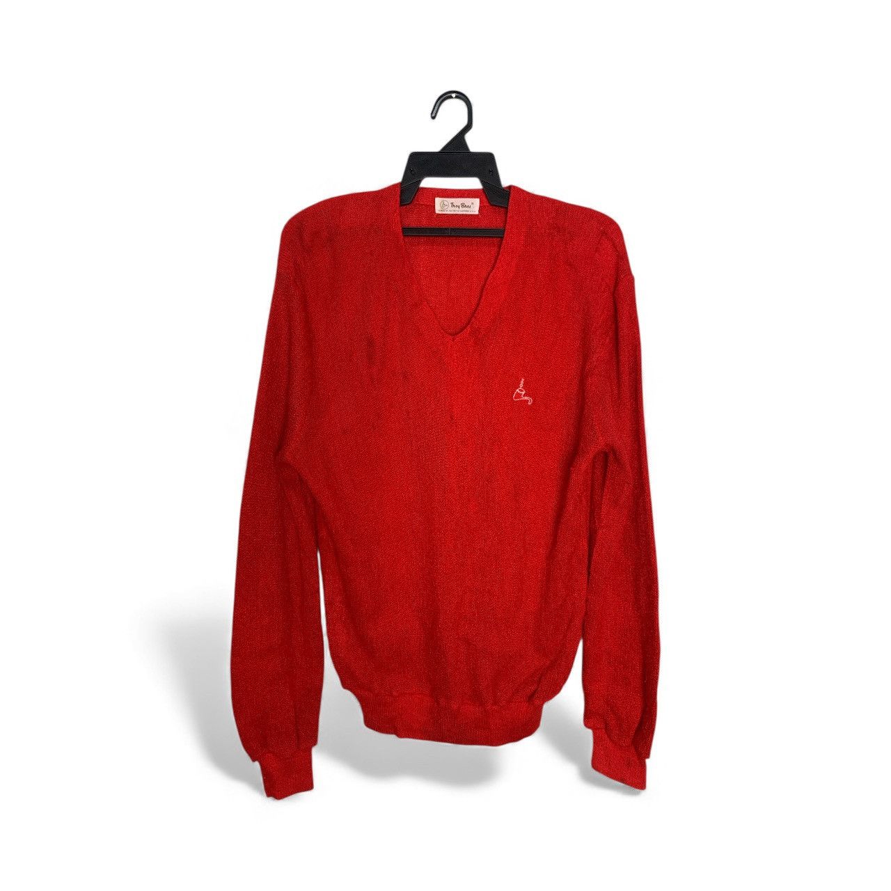 Rare Design Vintage Troy Bros V-Neck Knitwear Sweater