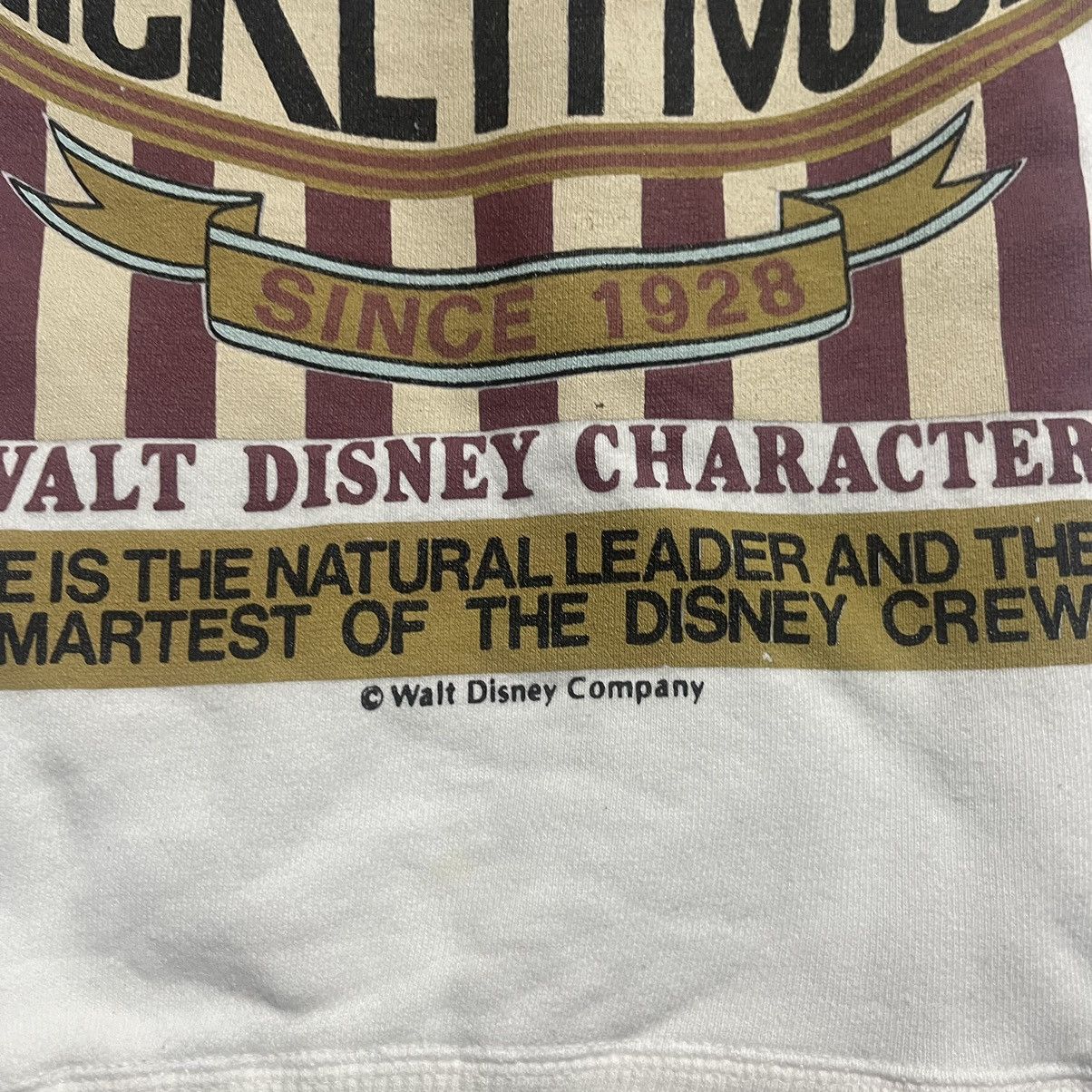 Disney 90s Vintage Disney Mickey Mouse Sweatshirt White Crewneck Size US M / EU 48-50 / 2 - 3 Thumbnail