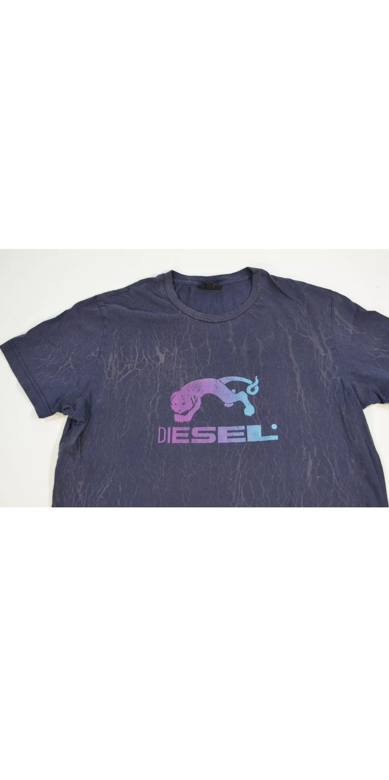 Diesel Vintage Diesel Gradient Tiger Logo Tee Size US L / EU 52-54 / 3 - 2 Thumbnail