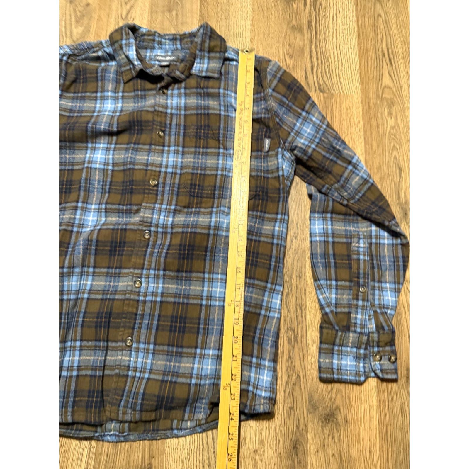 Eddie Bauer Eddie Bauer Shirt Men's Size Small Blue Brown Plaid Long Sleeve Button Up Shirt Size US S / EU 44-46 / 1 - 7 Thumbnail