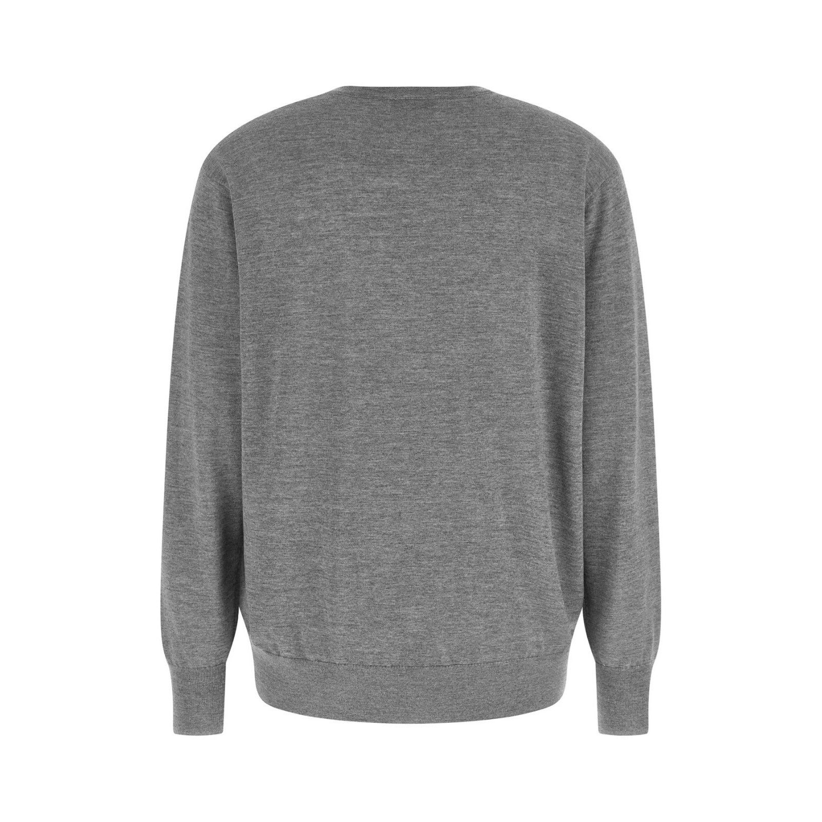 Dries Van Noten Dries Van Noten Tuomas Gray Wool Sweater New & Authentic (wo Size S / US 4 / IT 40 - 2 Thumbnail