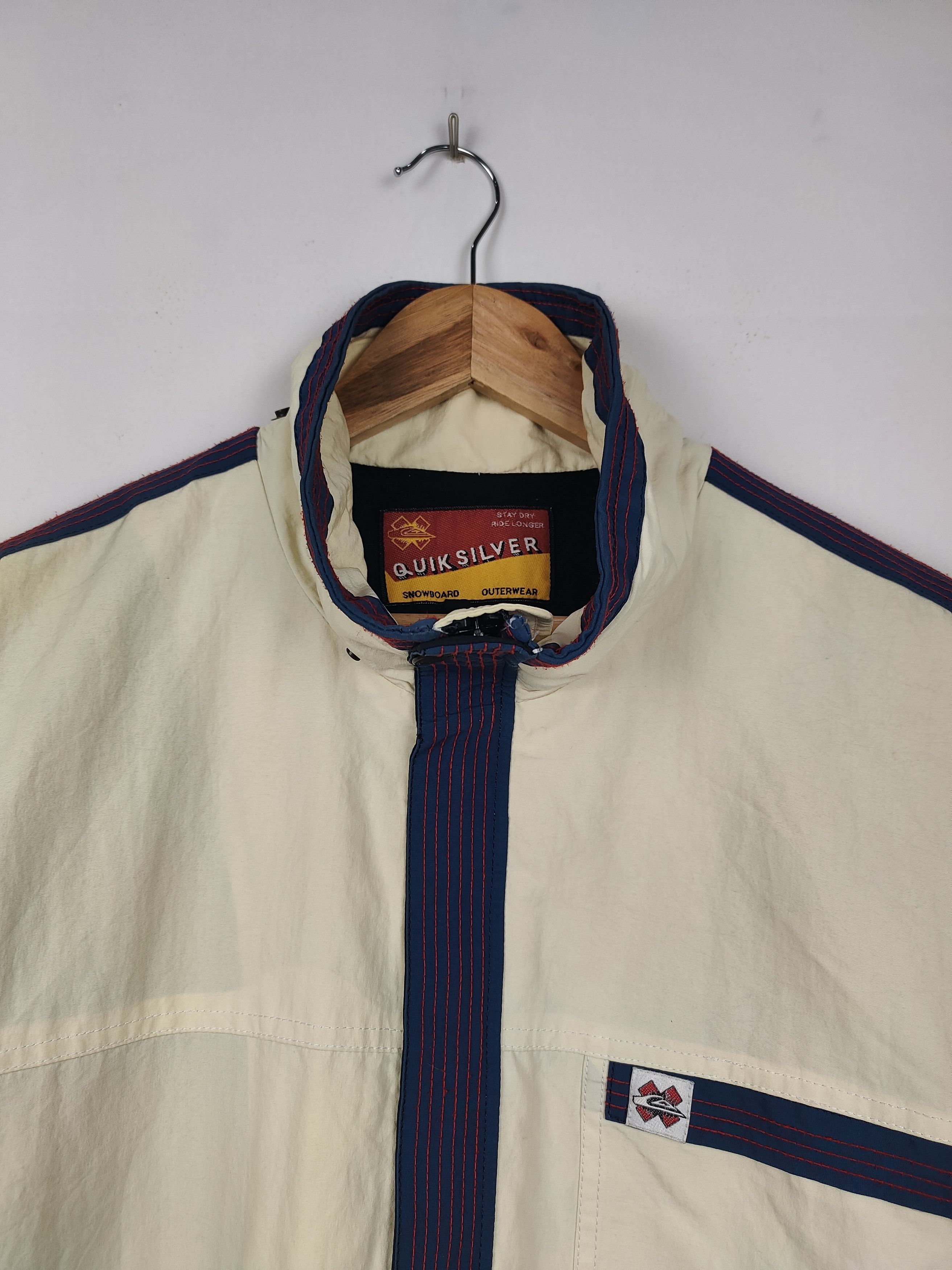 Quiksilver × Vintage Vintage Quiksilver Snowboarding Jacket Size US M / EU 48-50 / 2 - 2 Thumbnail