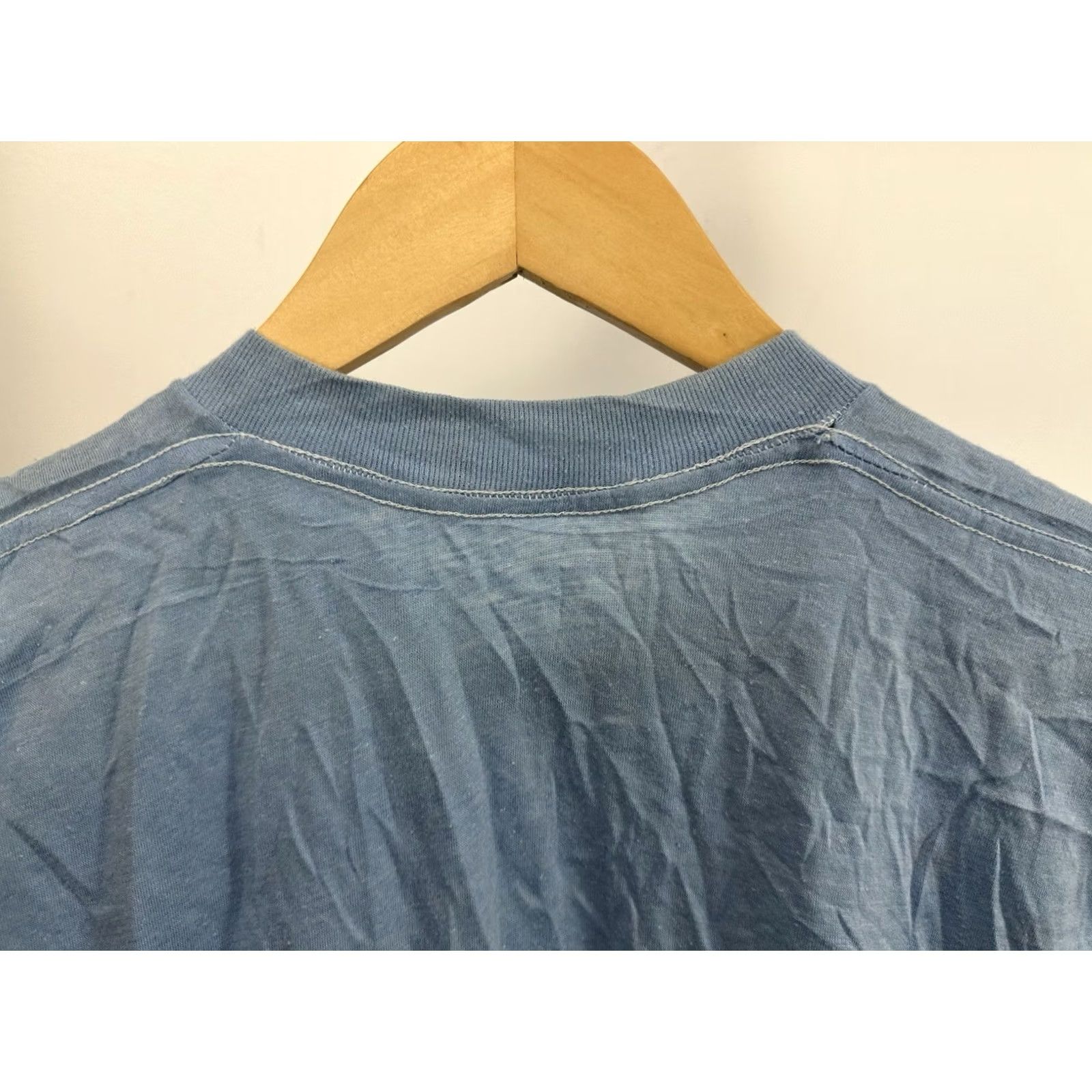 Vintage VTG 70s Nuthatch Paper Thin Burnout Worn Blue Sh T-Shirt Size L Mens Size US L / EU 52-54 / 3 - 5 Thumbnail