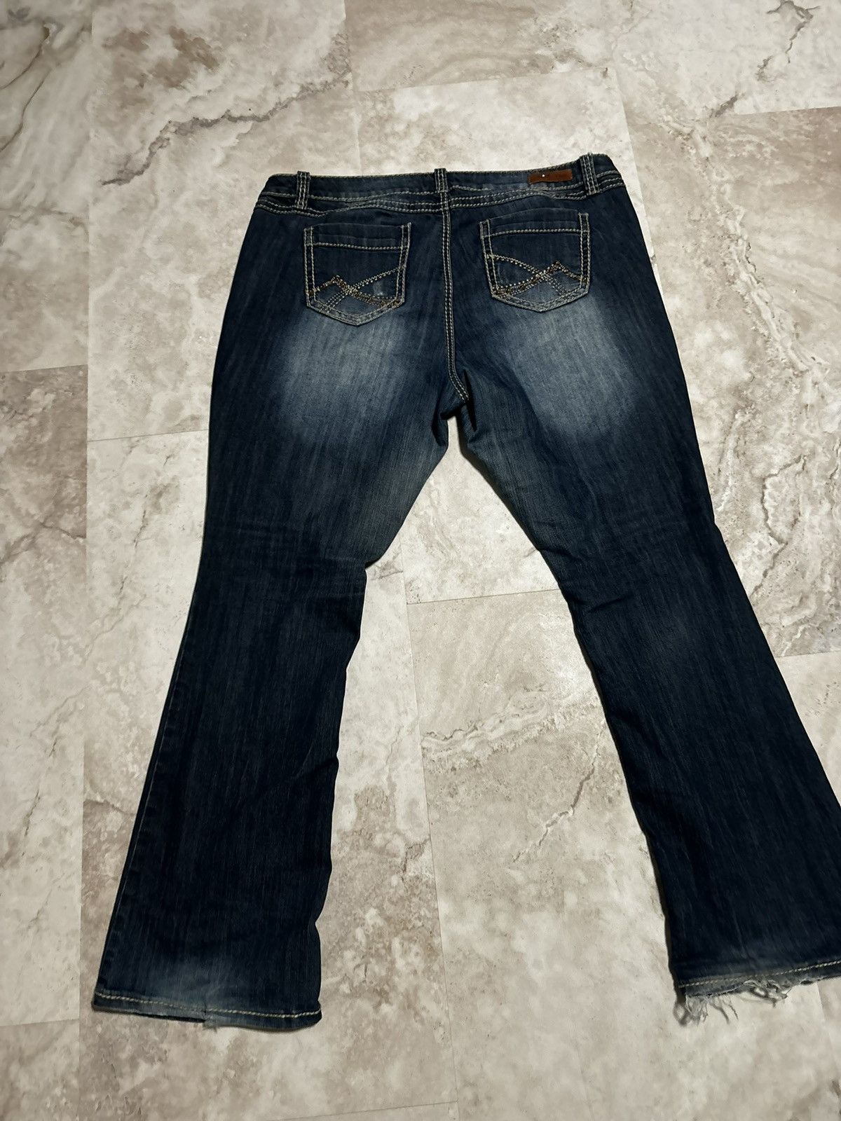 Other Flared Jeans W/ Studded Pockets Size US 40 / EU 56 - 4 Thumbnail