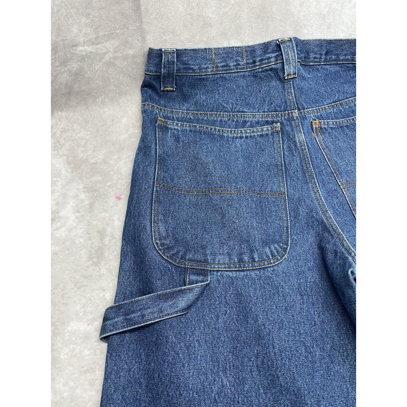 Lugz VTG Lugz Jeans 36x34 Modern Fitness Logo Baggy Carpenter Y2K Size US 36 / EU 52 - 3 Thumbnail