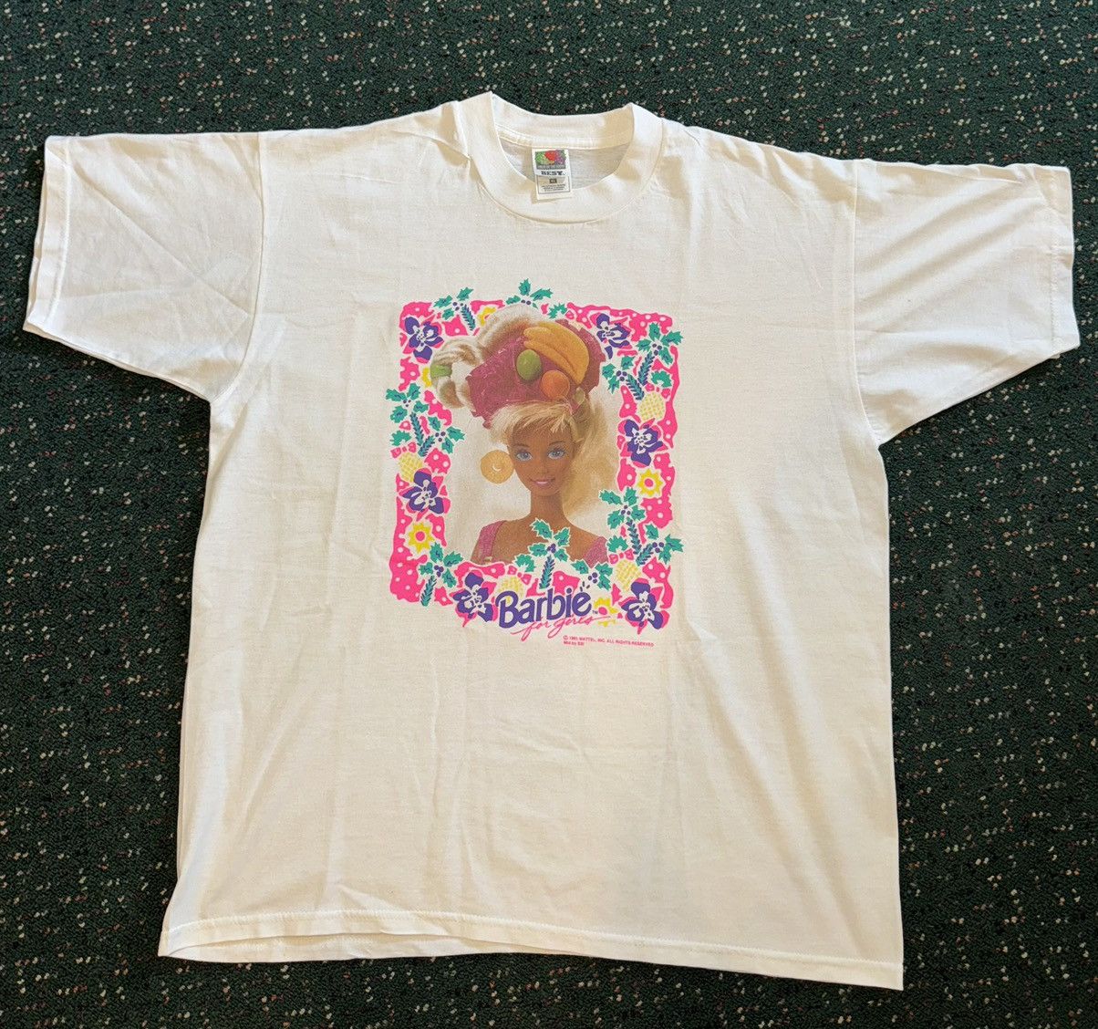 Vintage Vintage 1991 Barbie Tshirt Size US XL / EU 56 / 4 - 2 Thumbnail