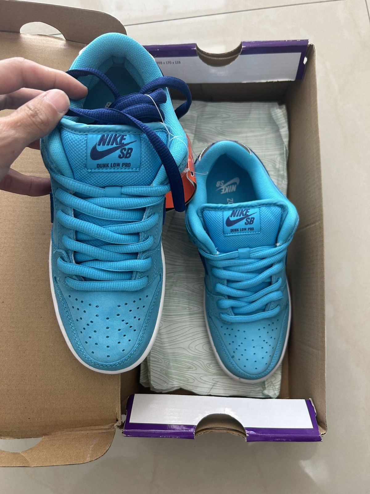 Nike sb dunk low blue fury