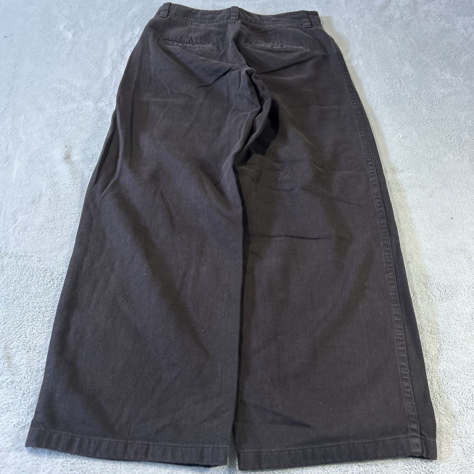 Vince Beyond Baggy Linen Jeans Womens 4 29x28 Hamilton Wide Black Size 27" / US 4 / IT 40 - 2 Thumbnail