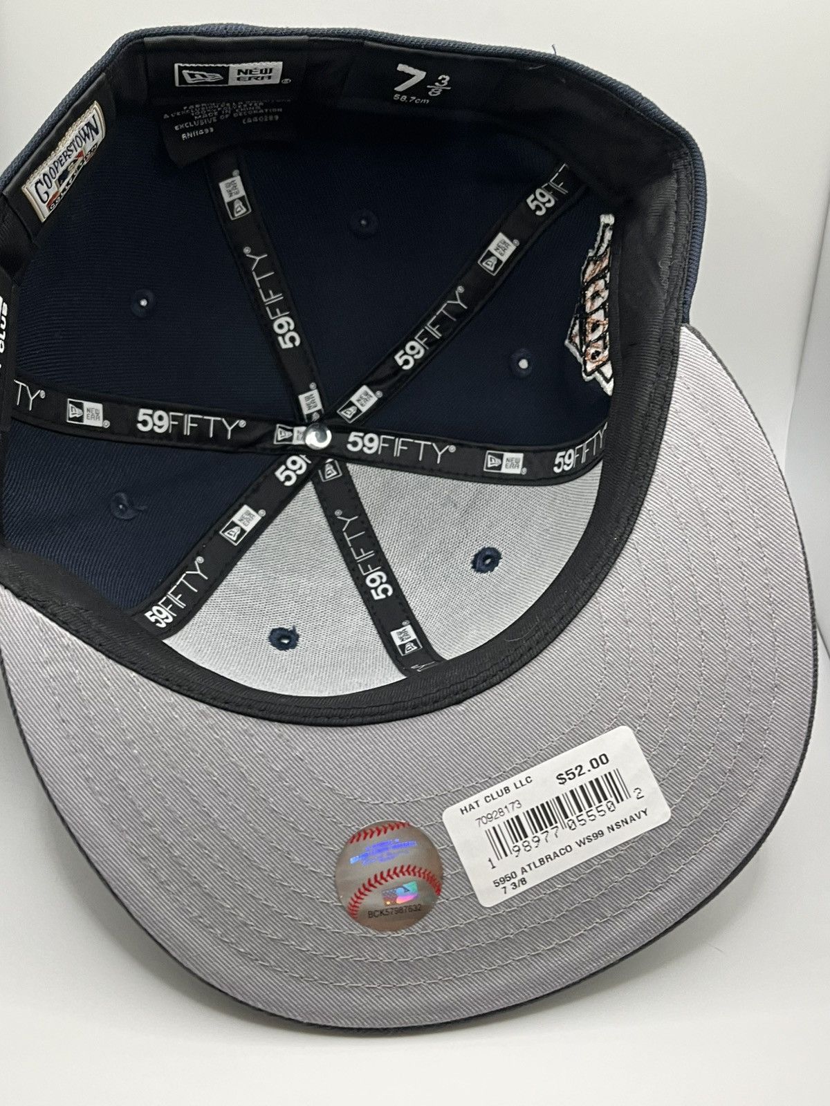 Hat Club Size 7 3/8 Hat Club Noho Exclusive atlanta Braves Size ONE SIZE - 4 Thumbnail