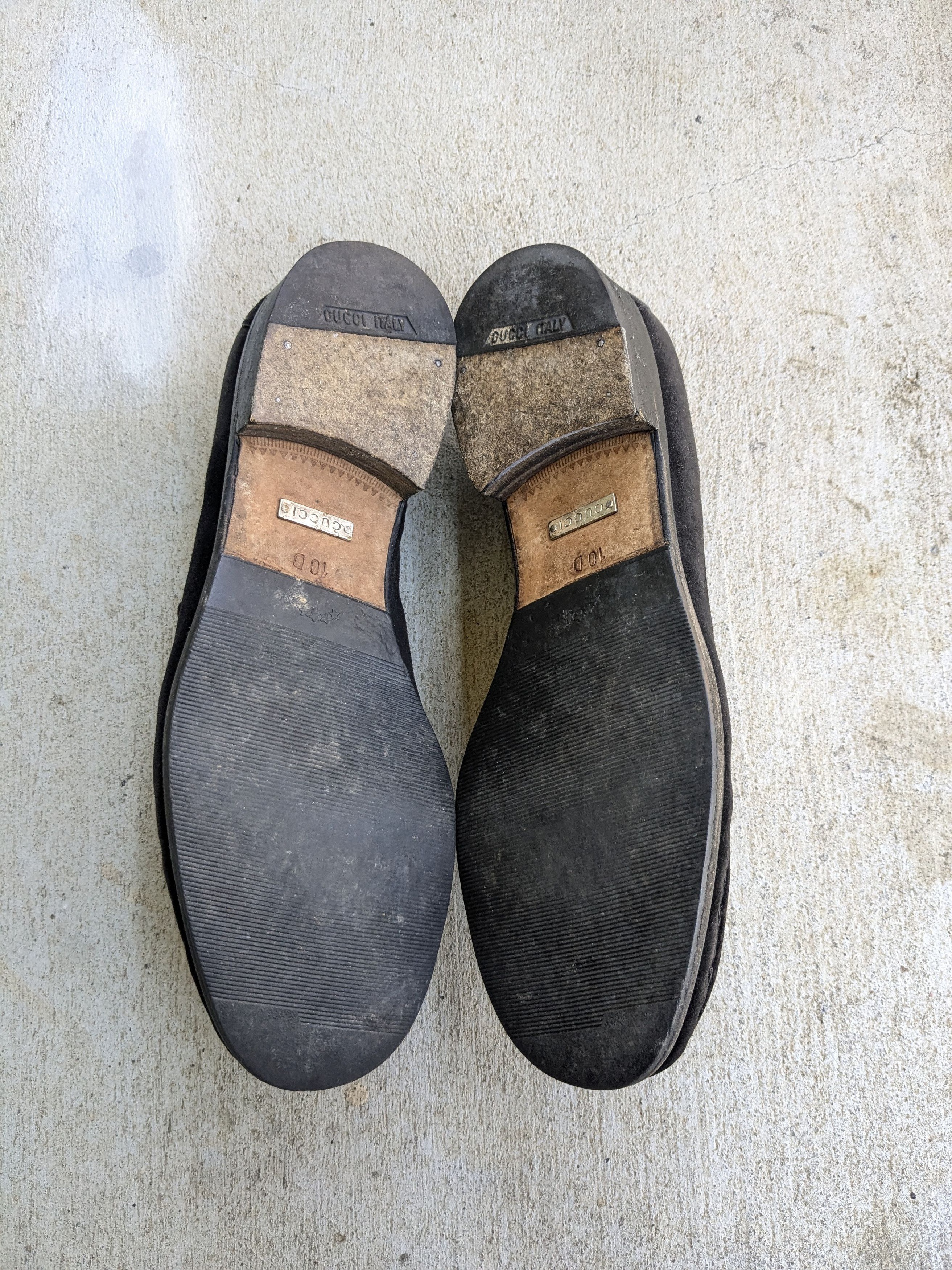 Gucci Gucci Horsebit Loafers Black Suede 10 D Italy Slip On Size US 10 / EU 43 - 17 Thumbnail
