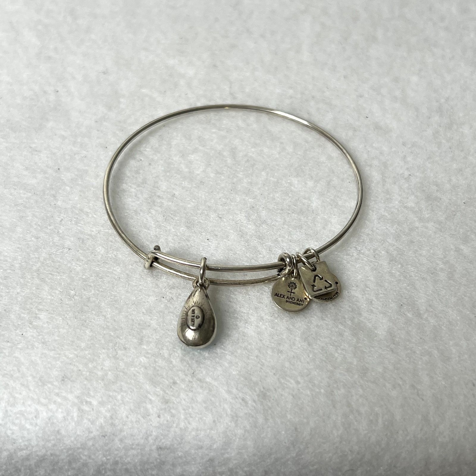 Other Alex and Ani Living Water Blue Stone Bangle Charm Bracelet Size ONE SIZE - 3 Thumbnail