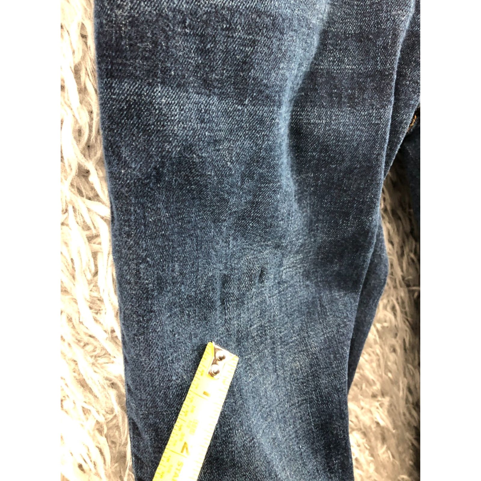 Old Navy Old Navy Slim Straight Jeans Mens 30x32 Dark Blue Denim Slim Fit 5-Pocket Zip Fly Belt Loops Straight Leg Jeans Men Size US 30 / EU 46 - 5 Thumbnail