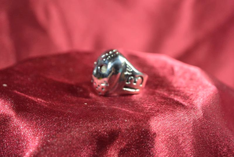 Jewelry Friday the 13th Jewelry Rings Chrome Ring (Size 7-13) Size ONE SIZE - 4 Thumbnail