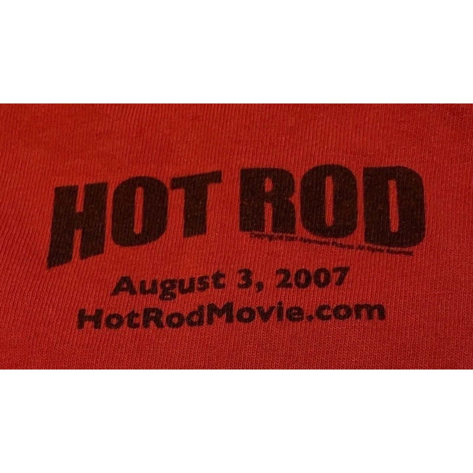 Vintage VINTAGE Hot Rod Faded Movie Promo Shirt L Andy Samberg SNL Lonely Island Comedy 90s 2000s Red Mens T-Shirt Size US L / EU 52-54 / 3 - 4 Thumbnail
