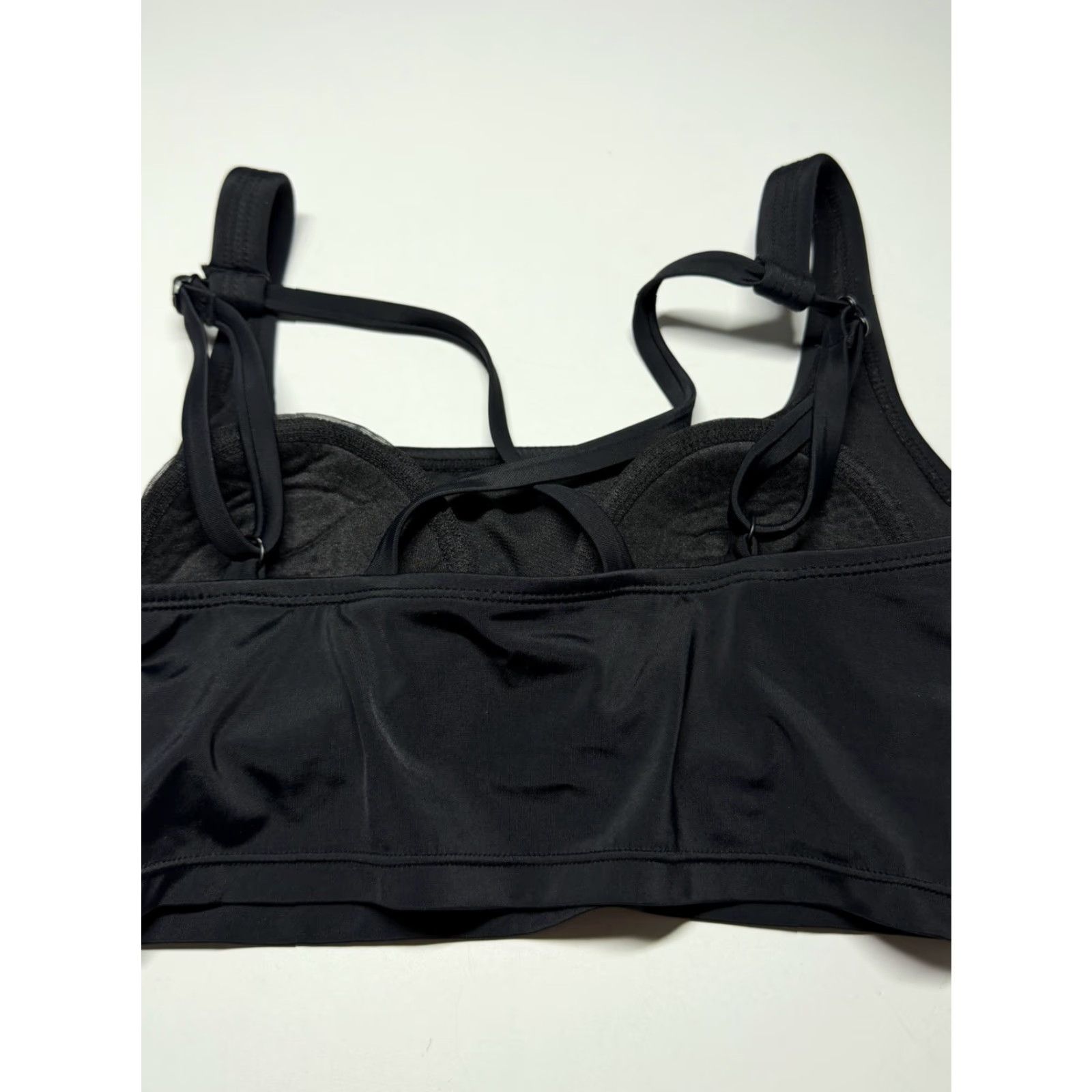 Avia Avia Bikini Top Black Cross Back Sz Small Womens S Size S / US 4 / IT 40 - 4 Thumbnail