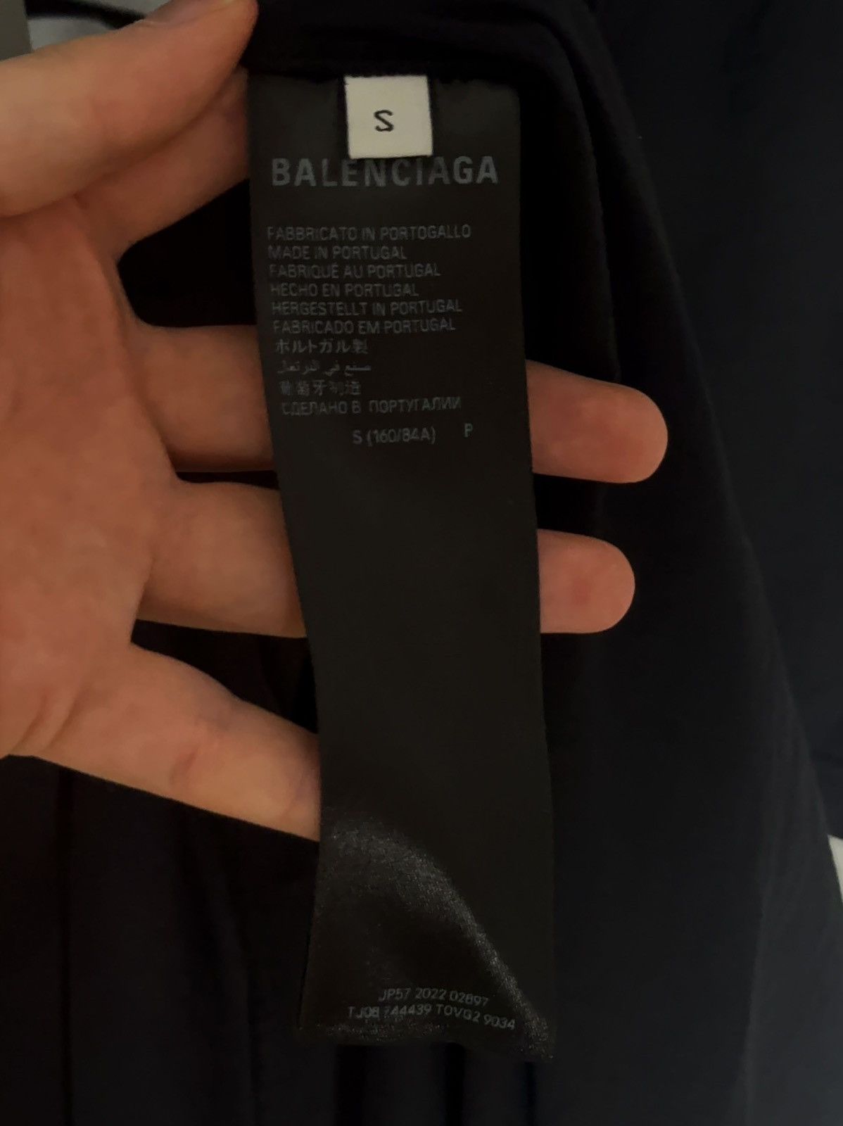 Balenciaga ✅ Balenciaga FRE STYLING TIPS Distressed Black T-Shirt S Size US S / EU 44-46 / 1 - 11 Thumbnail