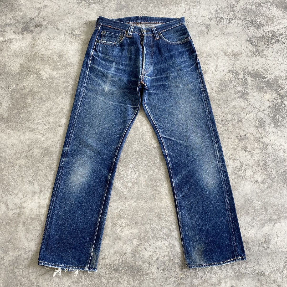 Full Count & Co. Vintage Full Count Japan Faded Blue Selvedge Denim Jeans Size US 28 / EU 44 - 1 Thumbnail