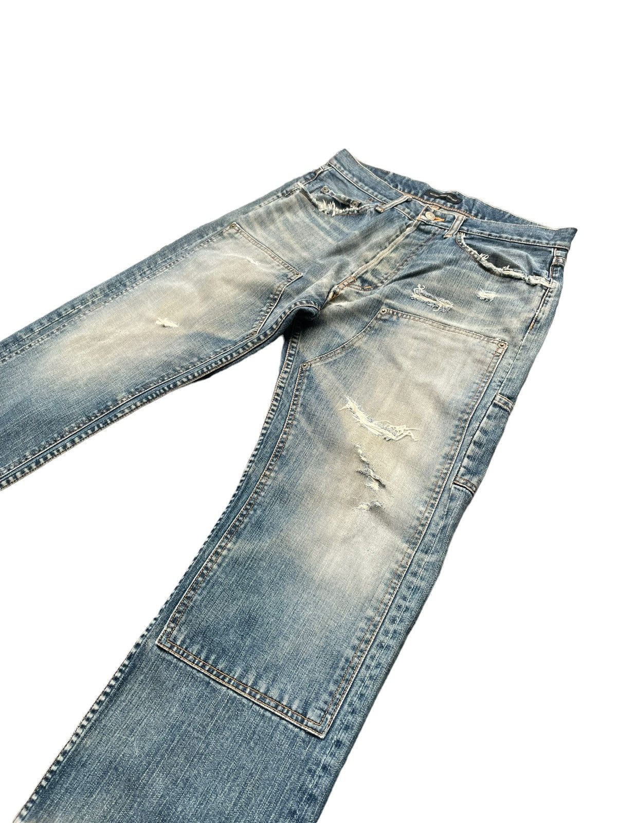 Japanese Brand Ult.Immersion Service Distresed Denim Size US 33 - 2 Thumbnail