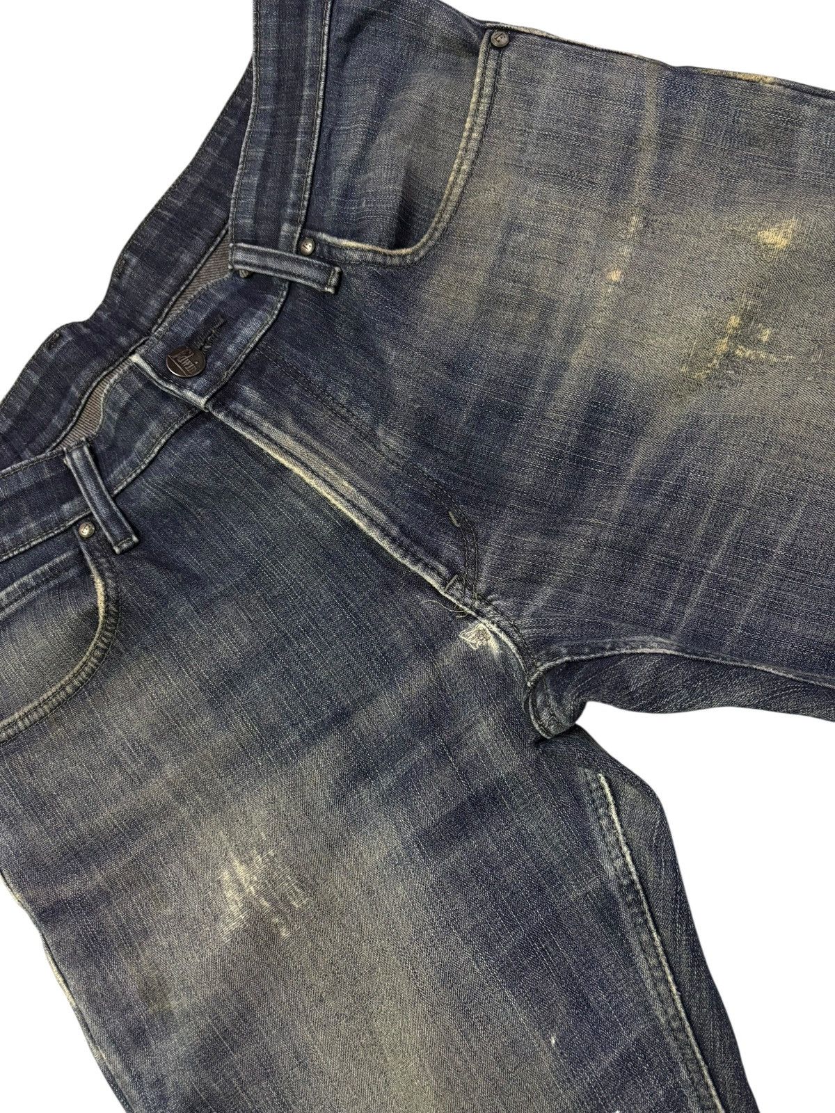Edwin Vtg Edwin Japan 503 Distressed Jeans Size US 32 / EU 48 - 4 Thumbnail