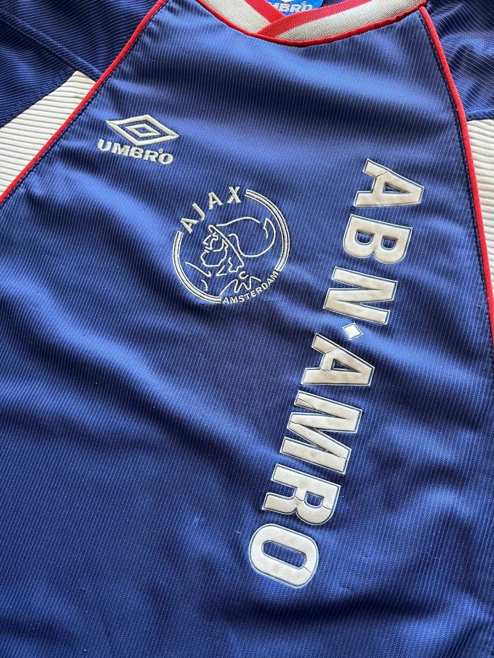 Vintage Ajax Away Football Shirt 1999-2000 Umbro Adults Size S Size US S / EU 44-46 / 1 - 5 Thumbnail
