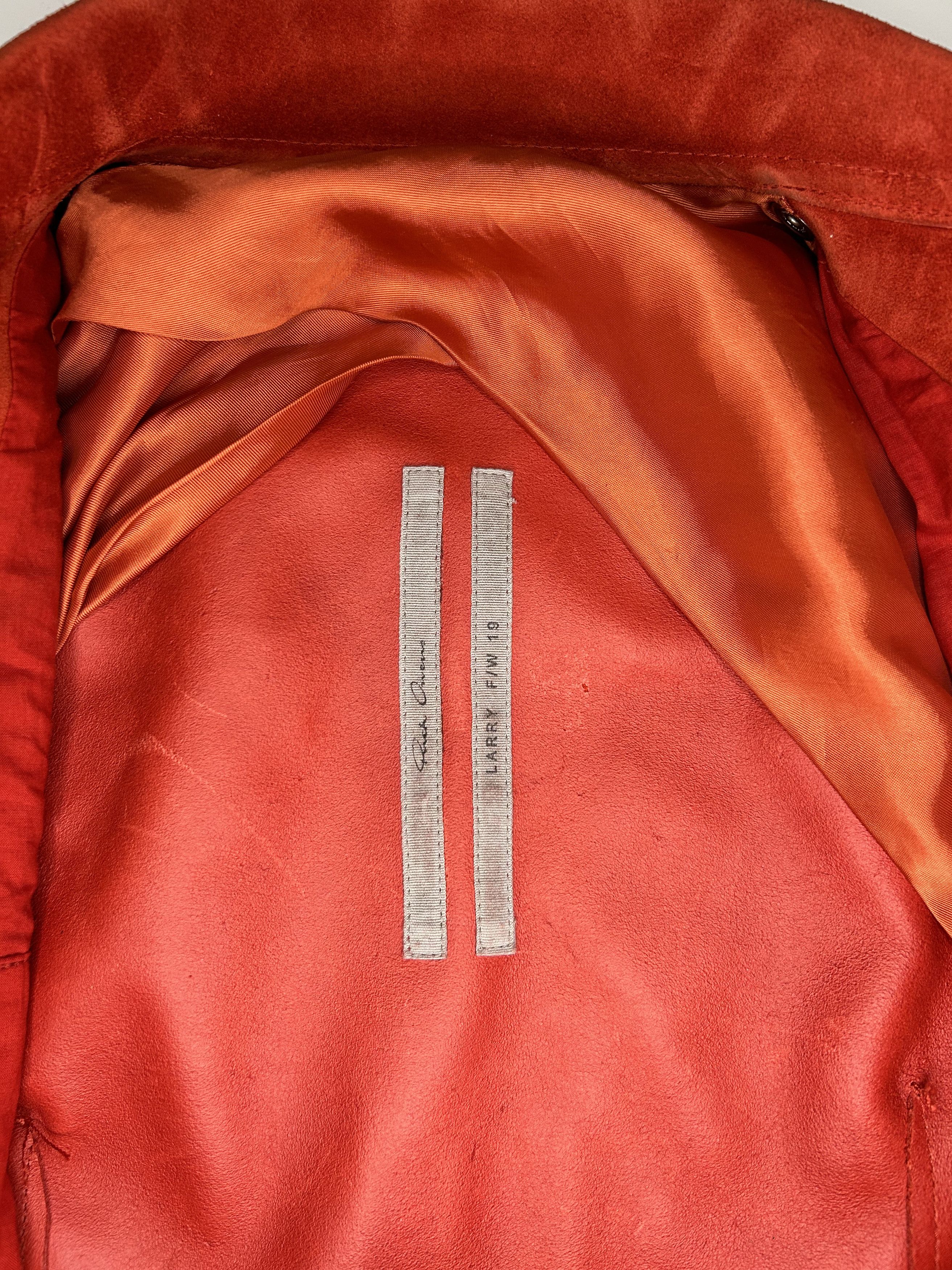 Rick Owens Rick Owens Leather Jacket FW19 (1436) Size S / US 4 / IT 40 - 5 Thumbnail