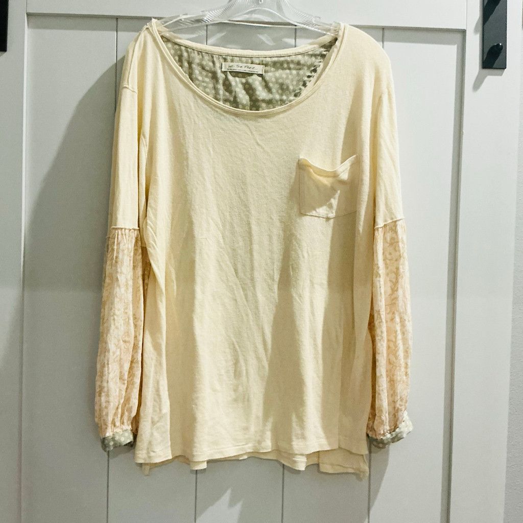 Free People Free People We The Free Jade Long Sleeve Top Floral XS Size XXS / US 00 / IT 34 - 3 Thumbnail