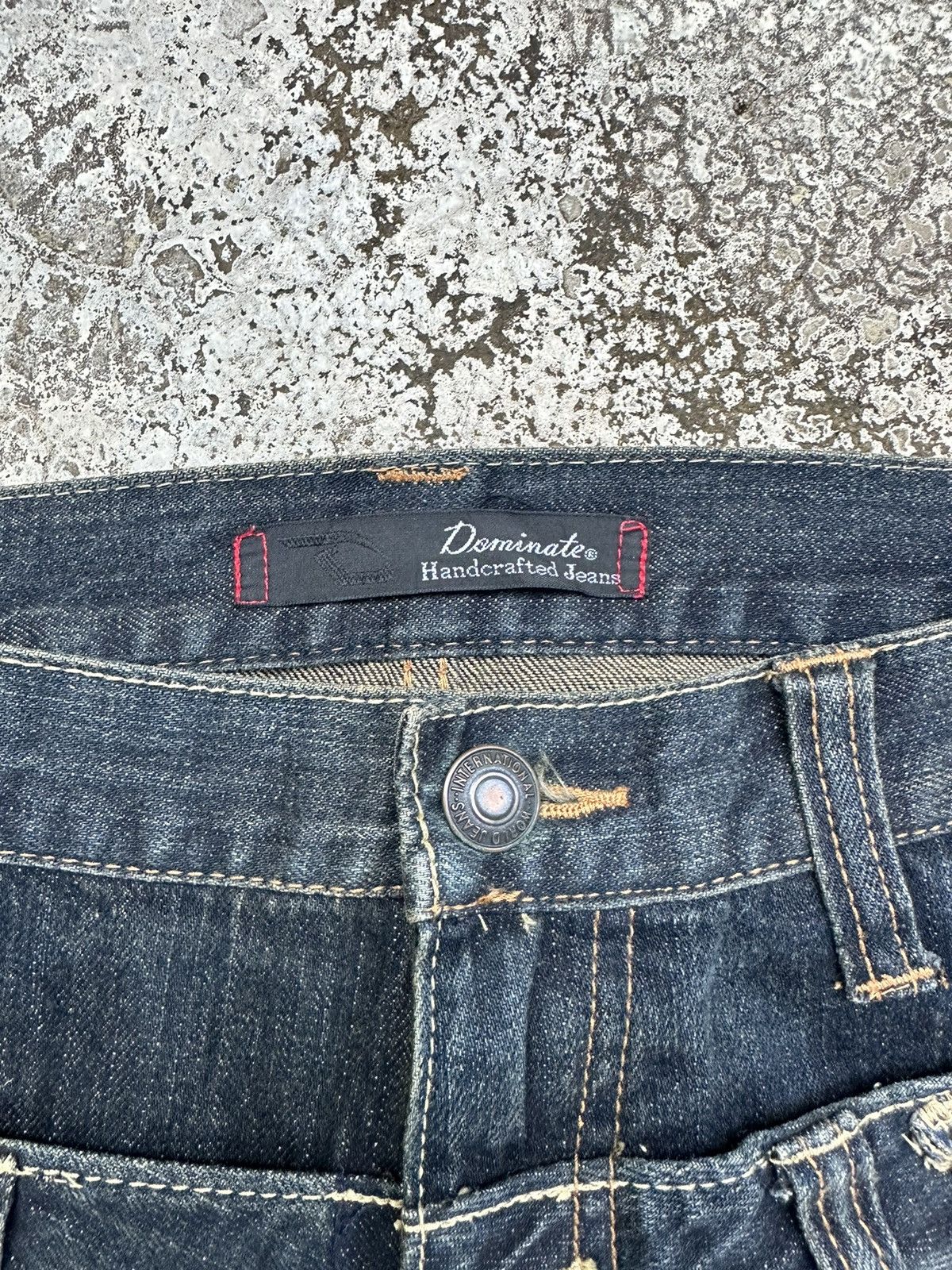 Beauty Beast Y2K Double Waist Dominate Handcrafted Rusty Denim W32 F65 Size US 32 / EU 48 - 5 Thumbnail